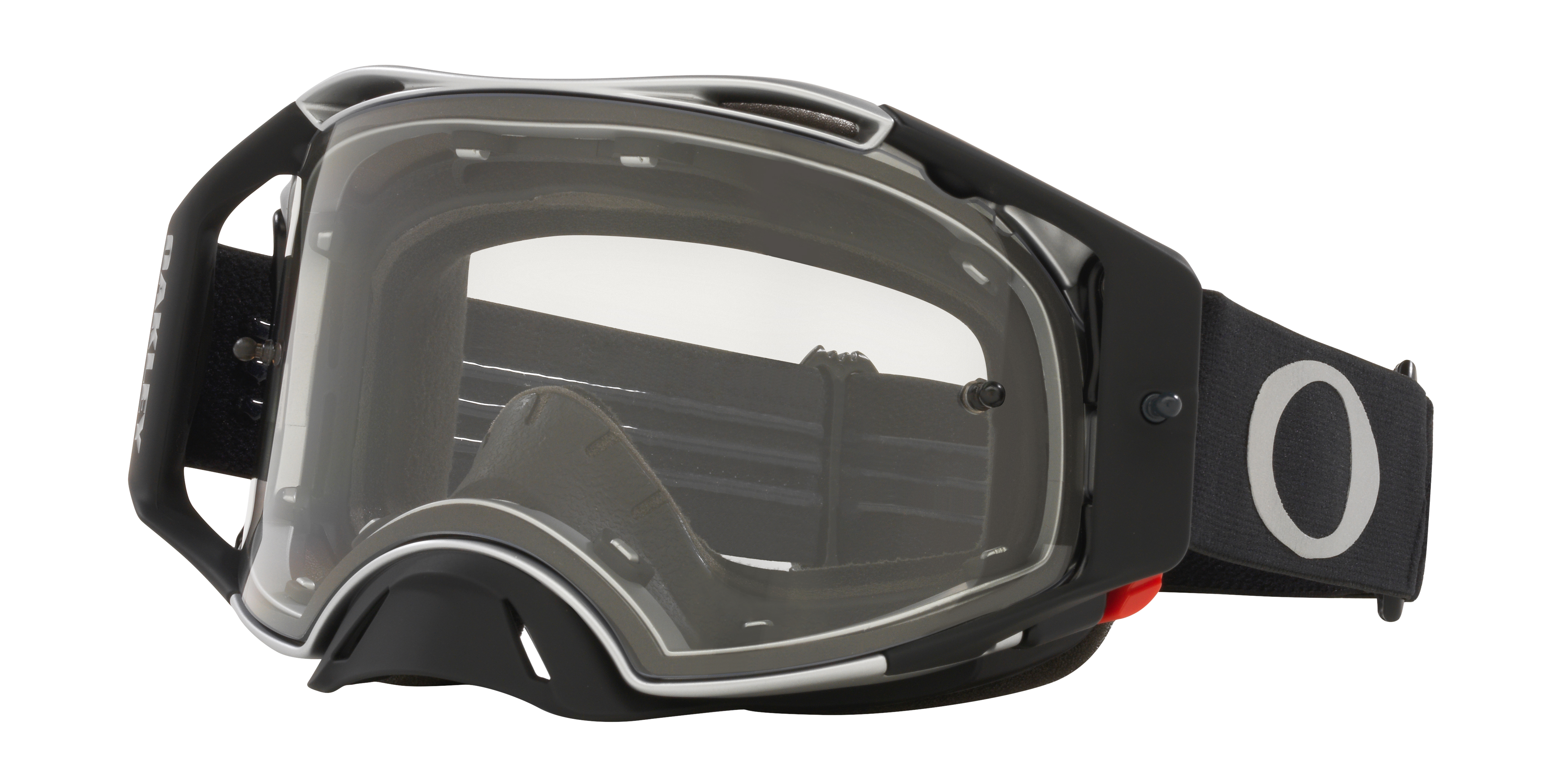 Oakley Airbrake® MX Goggles with Tuff Blocks Black Gunmetal Strap
