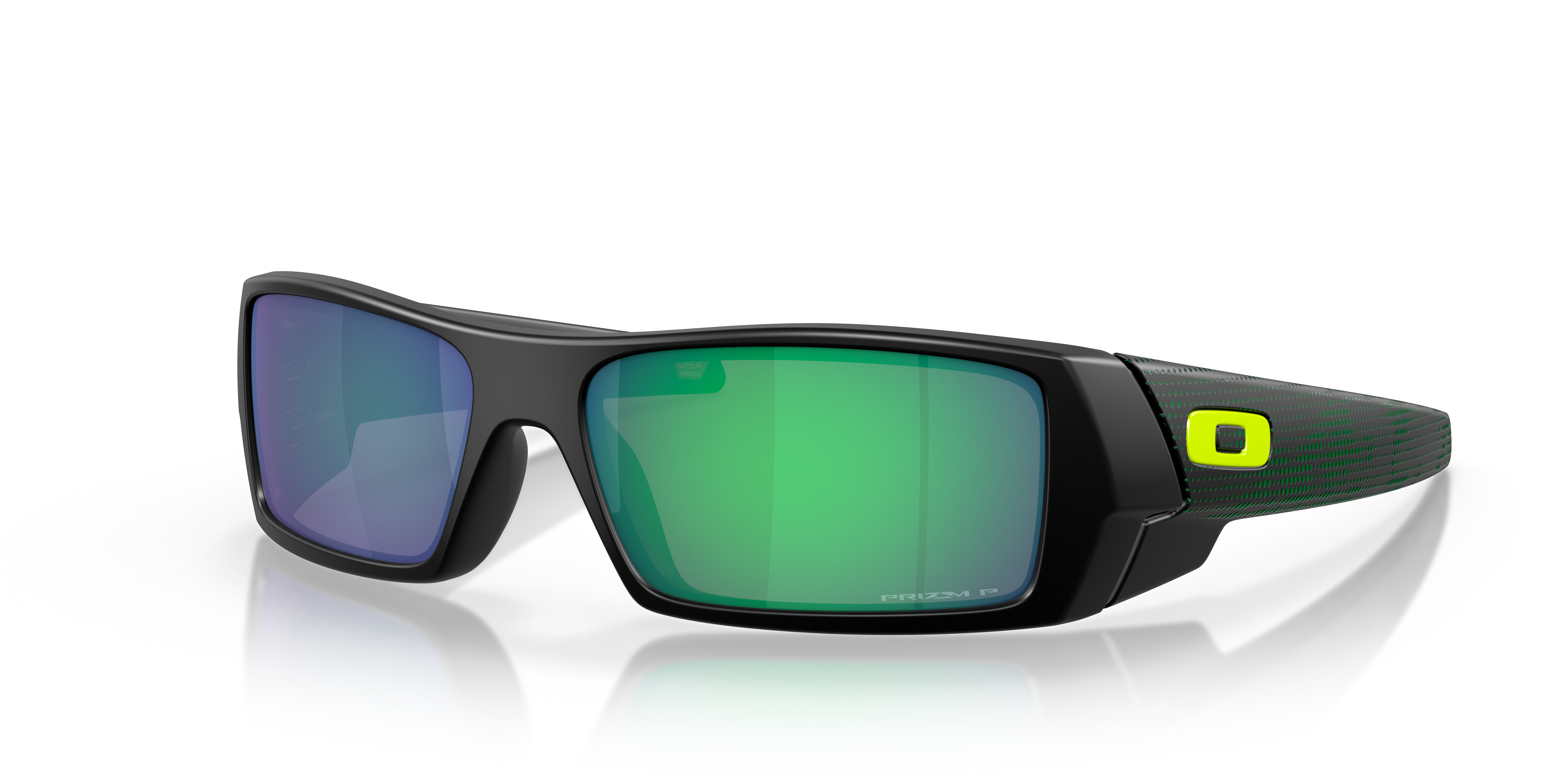 Gascan® Prizm Jade Polarized Lenses, Matte Black Frame Sunglasses