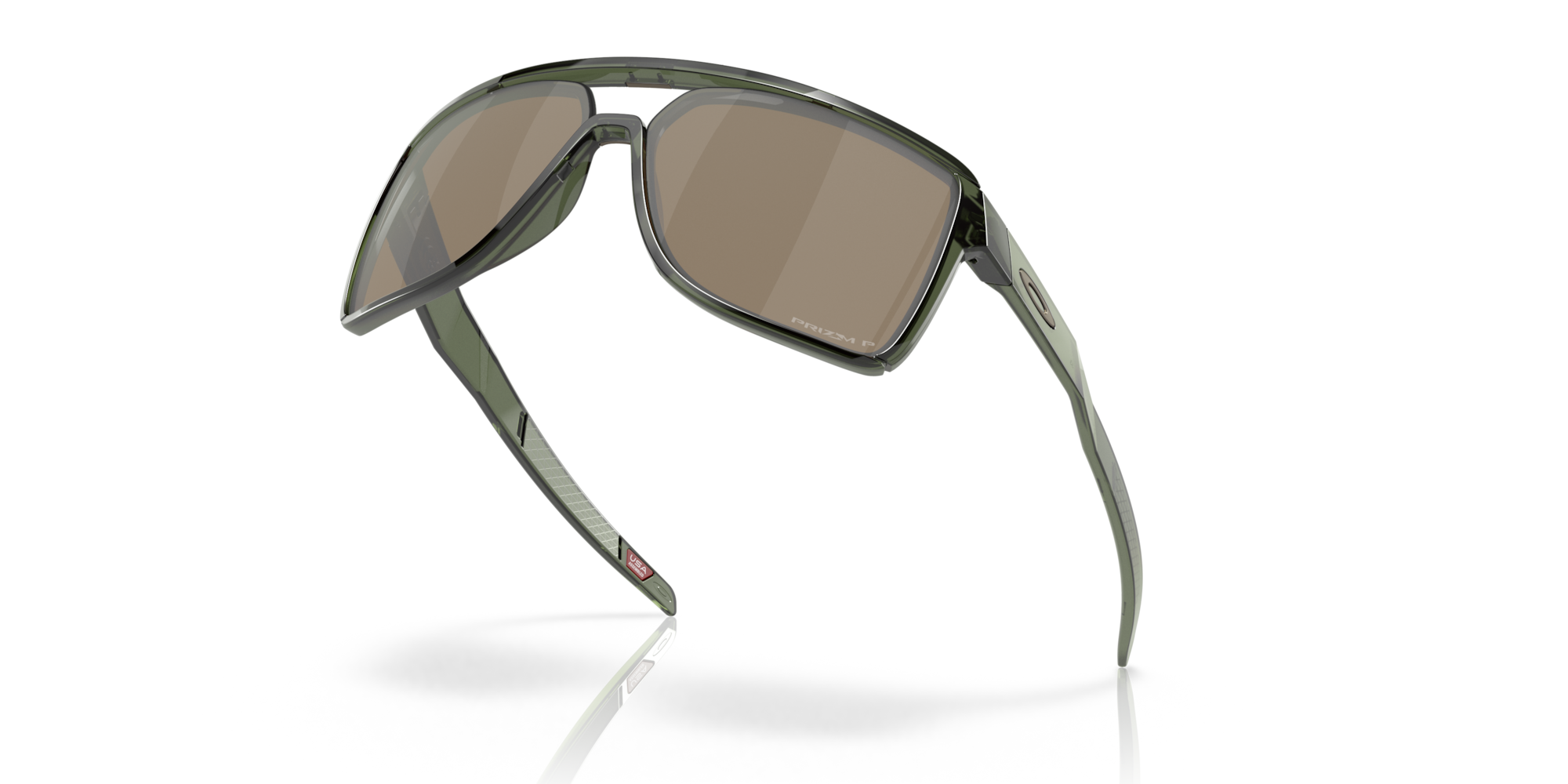 オークリー Castelサングラス Olive InkフレームとPrizm Tungsten