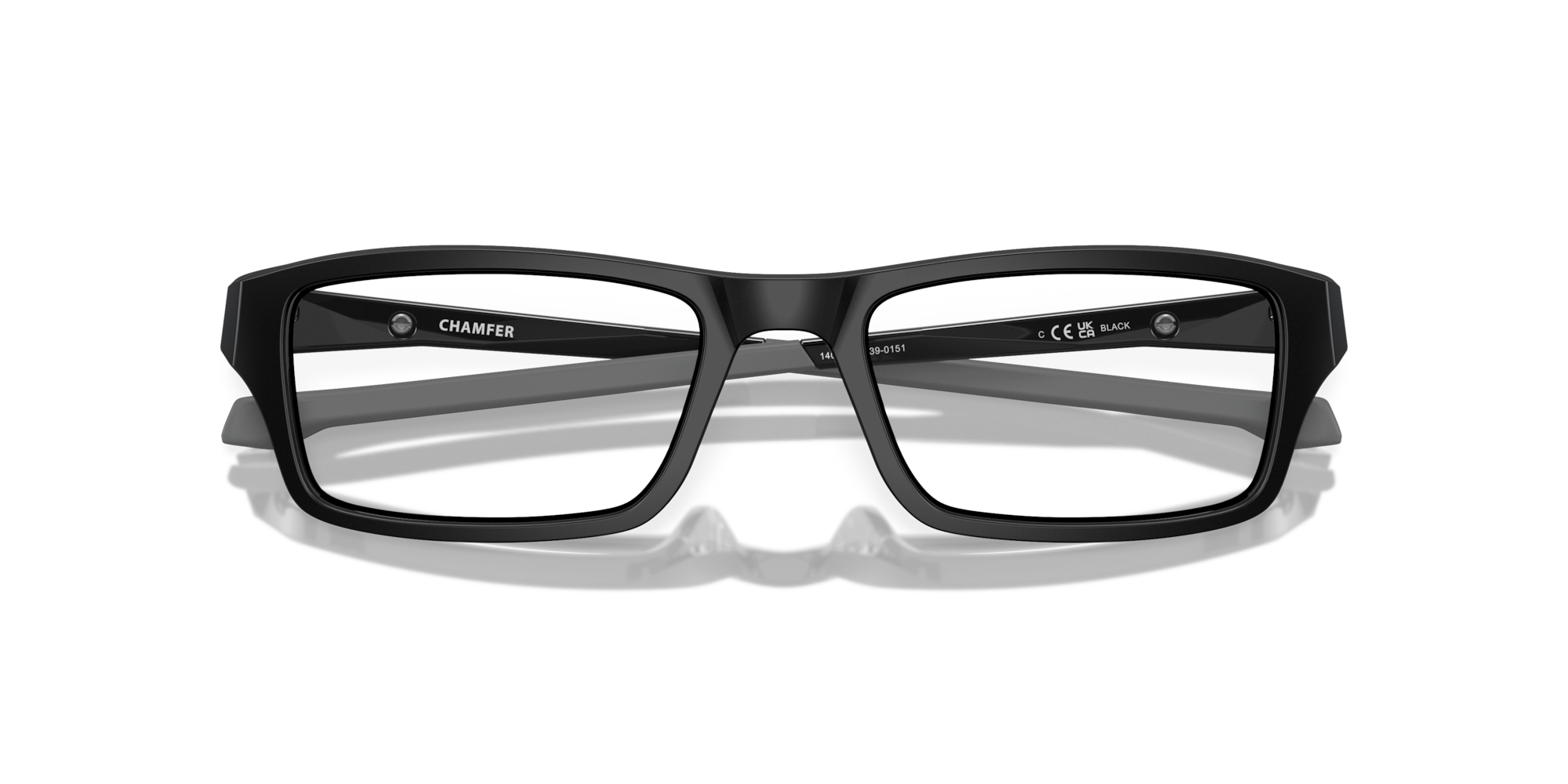 オークリー OAKLEY メガネ Chamfer 黒　スポーツサングラス オークリー Chamfer™ メガネ Satin Blackフレーム | オークリー公式