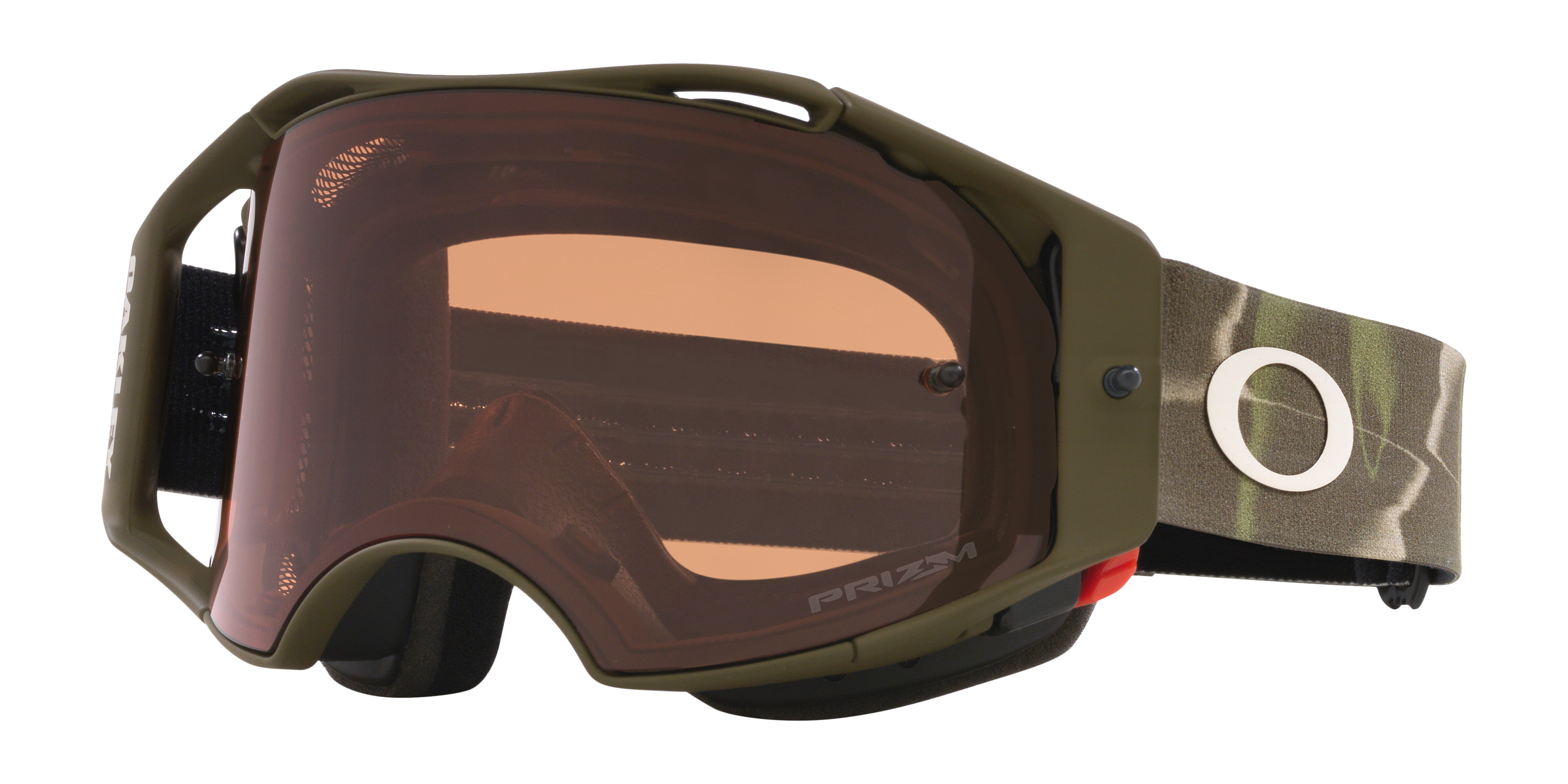 Oakley Airbrake® MTB Goggles with Dark Brush Camo Strap and Prizm