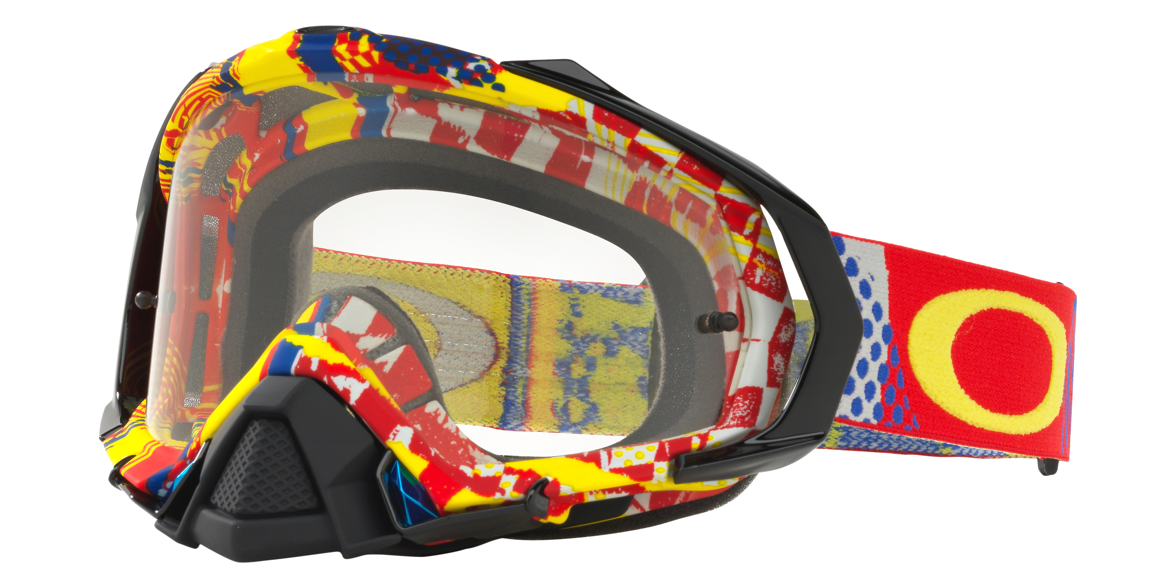 オークリー　メイヘム　プロ　MX 美品 Oakley Mayhem™ Pro MX Goggles with Mosh Pit RG Strap and Clear