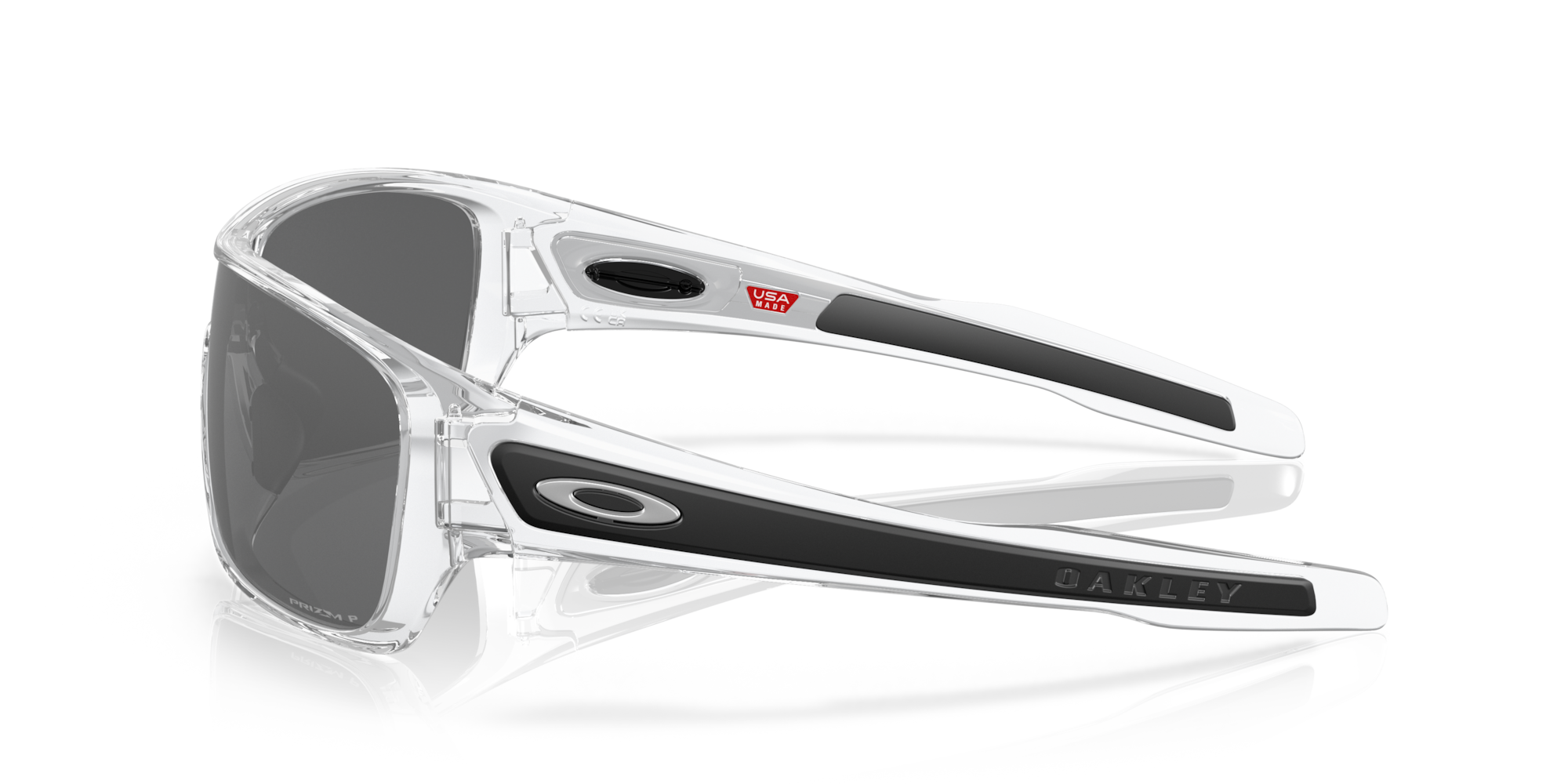 Oakley Turbine Rotor Sunglasses with Polished Clear Frame and
