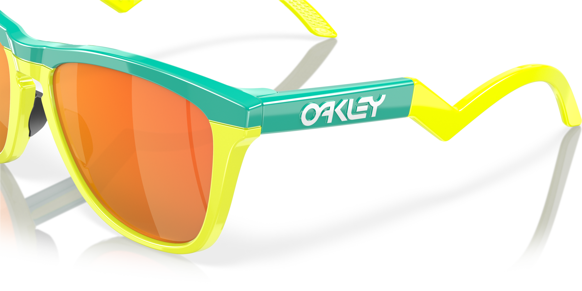 Oakley Frogskins™ Hybrid Sunglasses with Celeste/Tennis Ball
