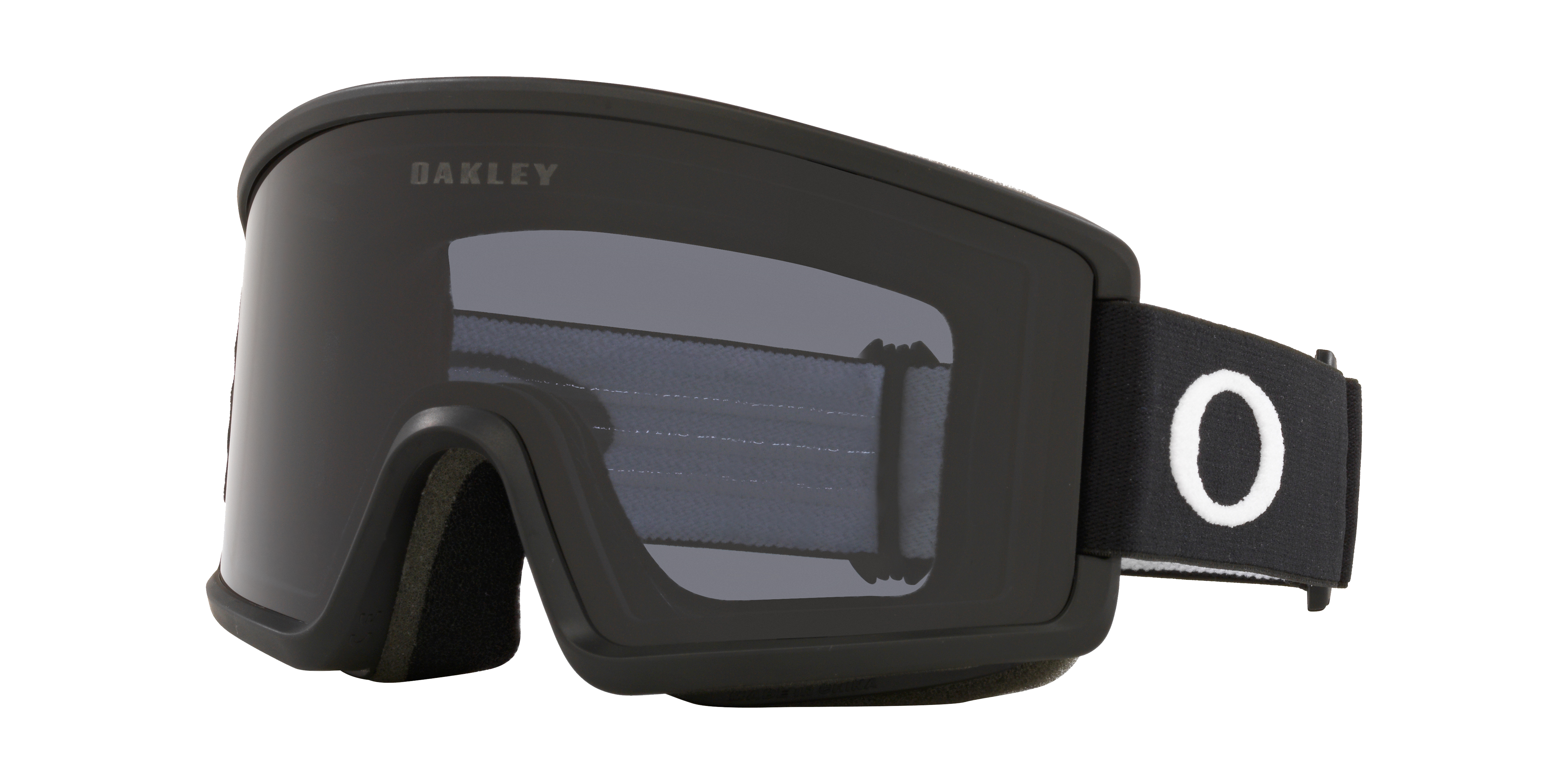Oakley Target Line L Snow Goggles with Matte Black Strap and Dark