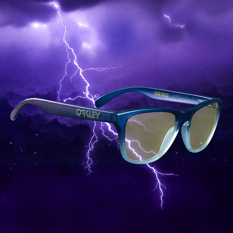 Oakley X Fortnite™ Frogskins™ S Sunglasses with Matte Cyan/Blue