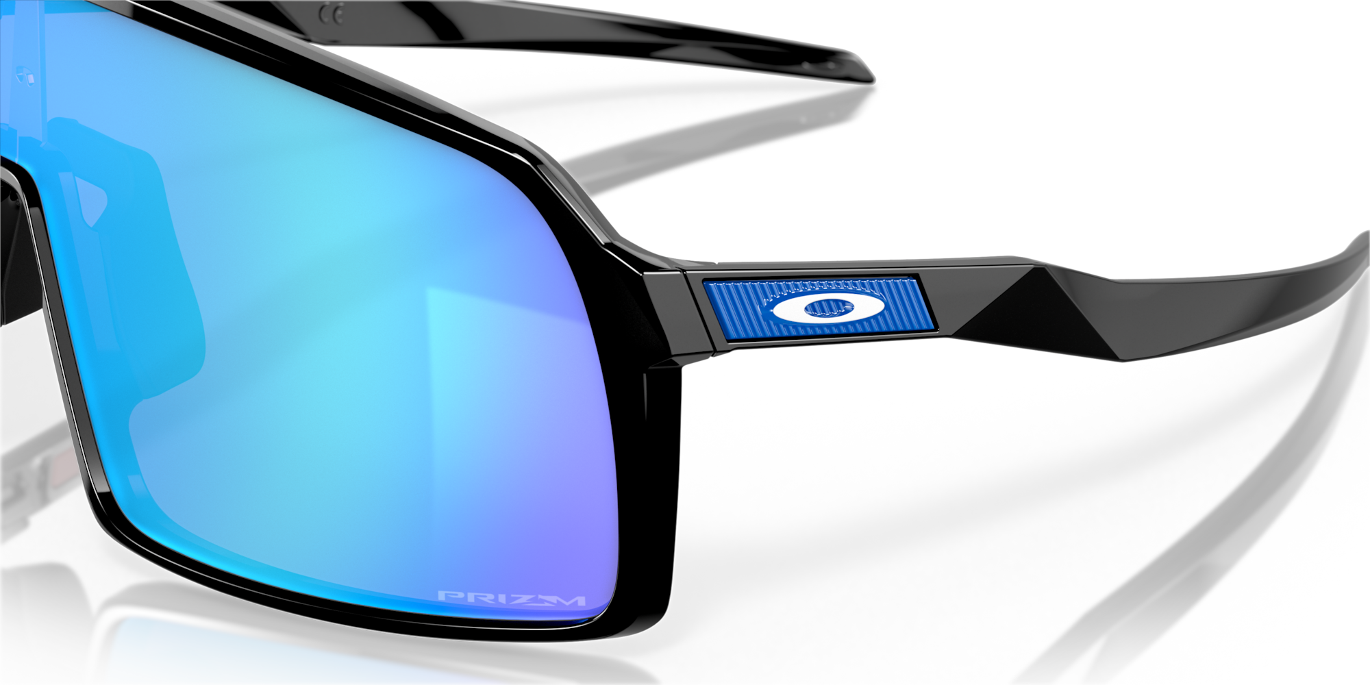 ミ OAKLEY サングラスSUTRO PRIZM SAPPHIRE Oakley Sutro Sunglasses with Polished Black Frame and Prizm