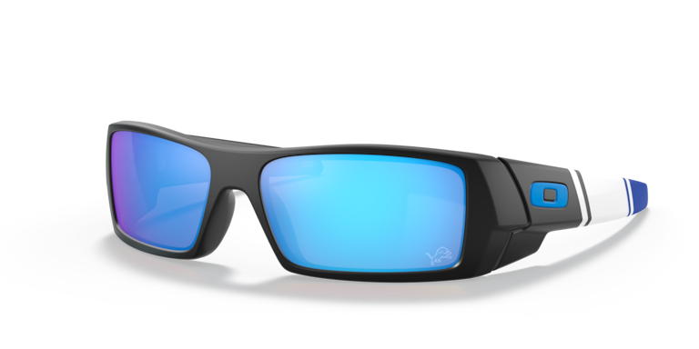 OAKLEY サングラス Lionsモデル Oakley Detroit Lions Gascan® Sunglasses with Matte Black Frame and