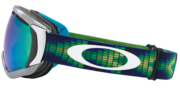 Canopy™ (Low Bridge Fit) Snow Goggles - Digi Snake Laser Blue
