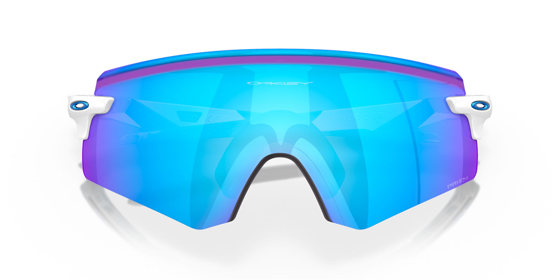 Oakley Encoder Sunglasses with Polished White Frame and Prizm