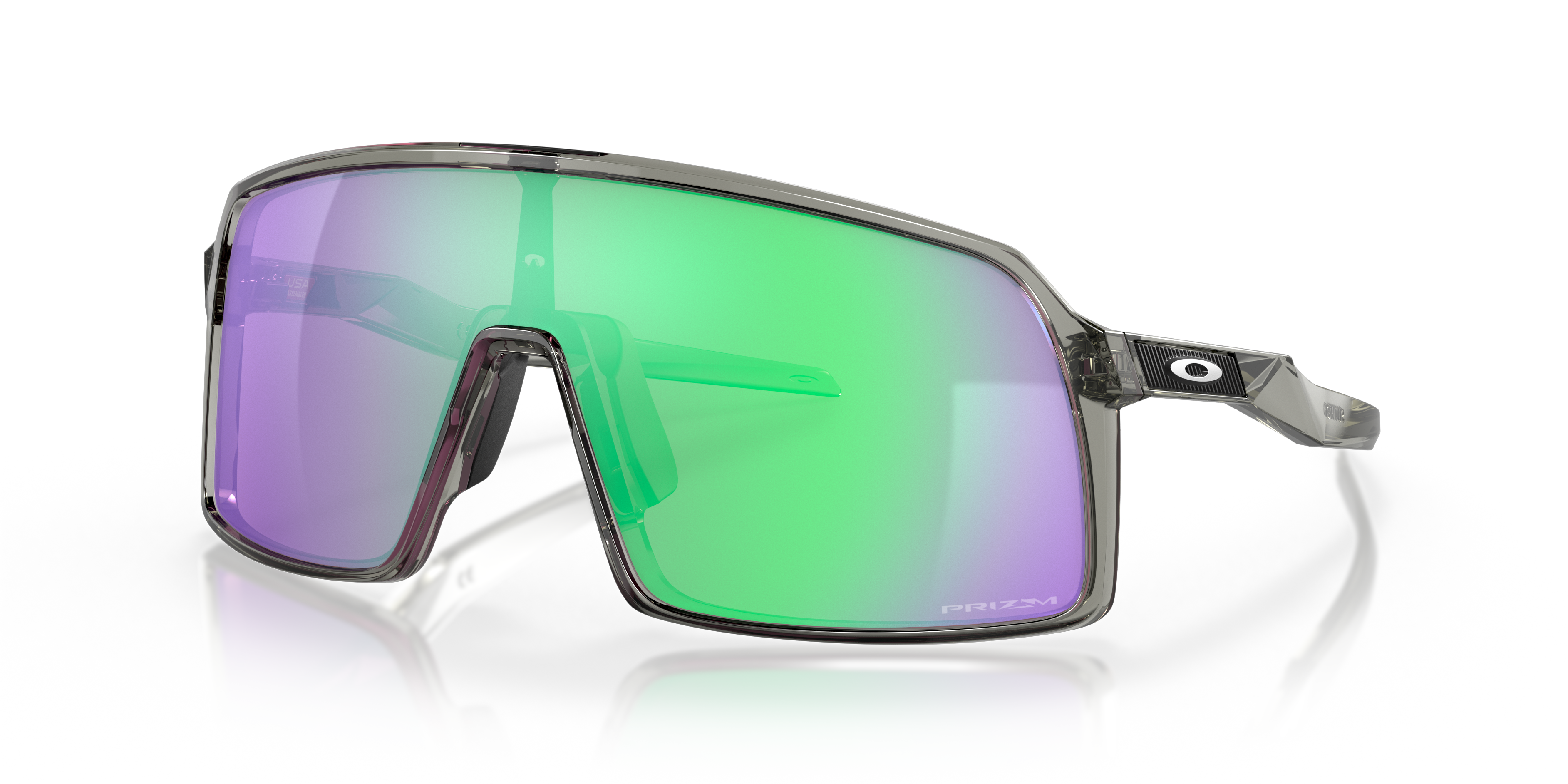 Sutro Prizm Road Jade Lenses, Grey Ink Frame Sunglasses | Oakley