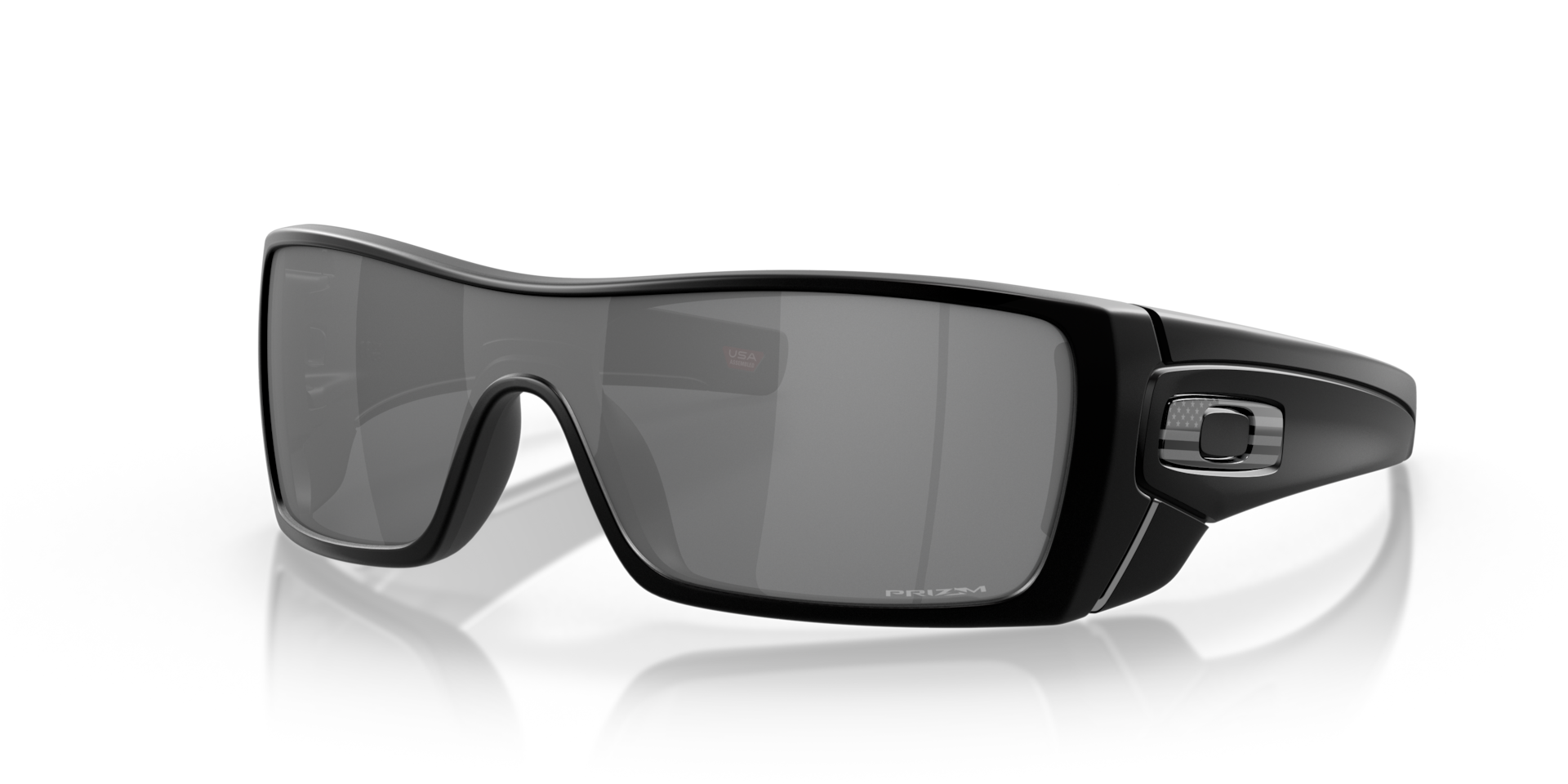 Oakley SI Batwolf Matte Black/Grey Tonal US Flag w/PRIZM Black Lenses OO9101-6027