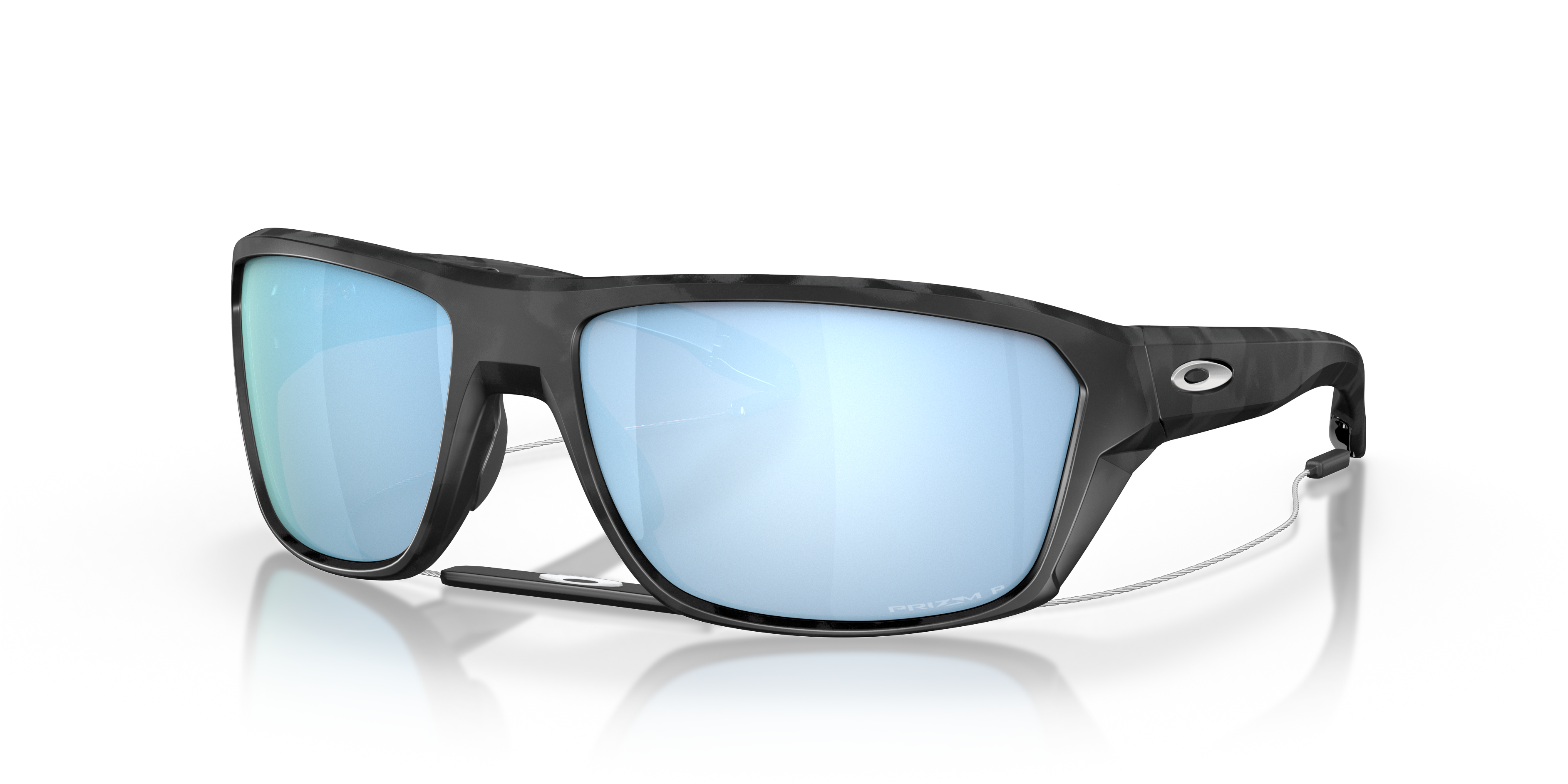 Split Shot Prizm Deep Water Polarized Lenses, Matte Black Camo