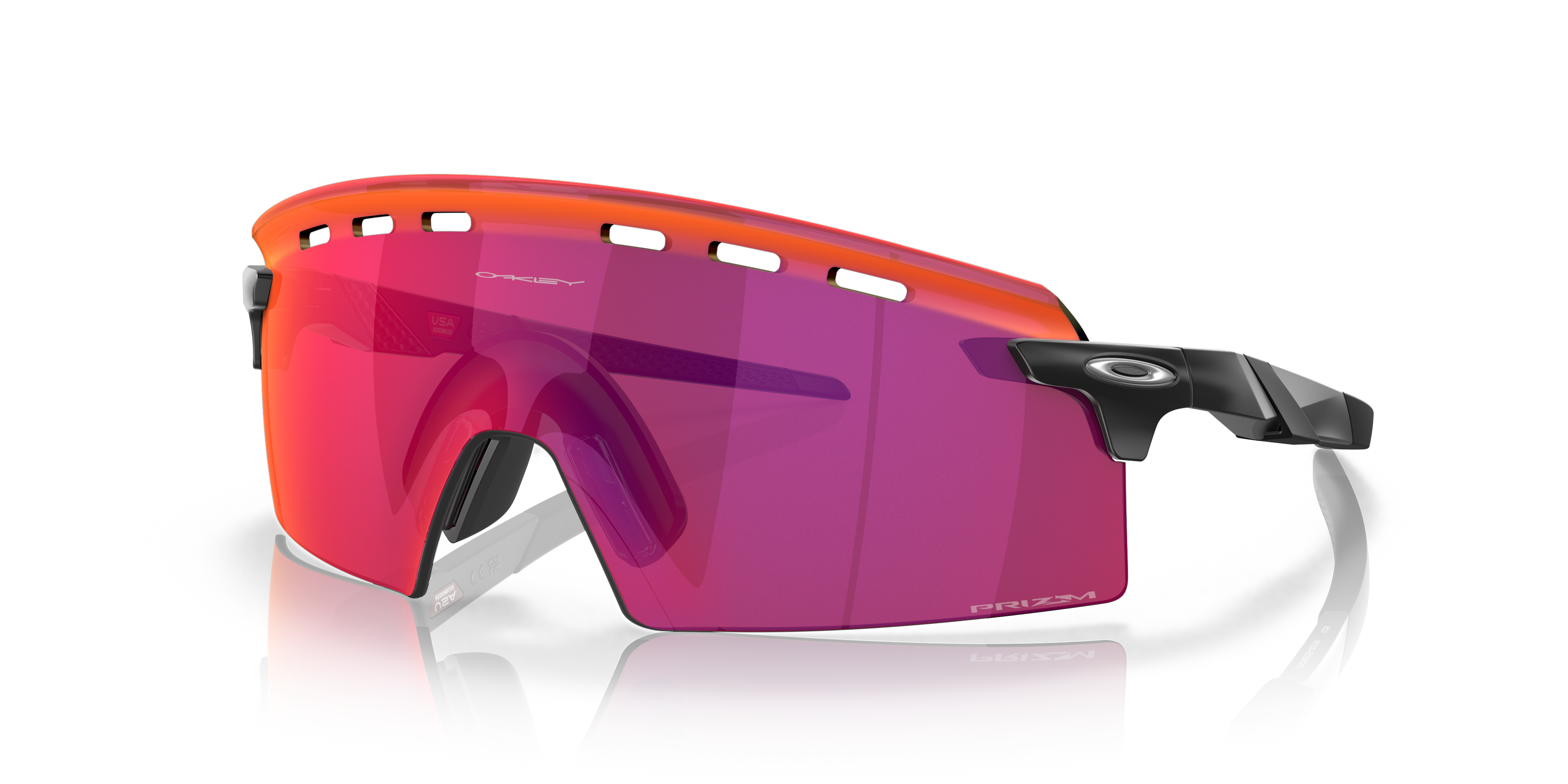 サングラスOO9235ENCODER STRIKE VENTEDユニセックス大人 Oakley Encoder Strike Sunglasses with Matte Black Frame and Prizm