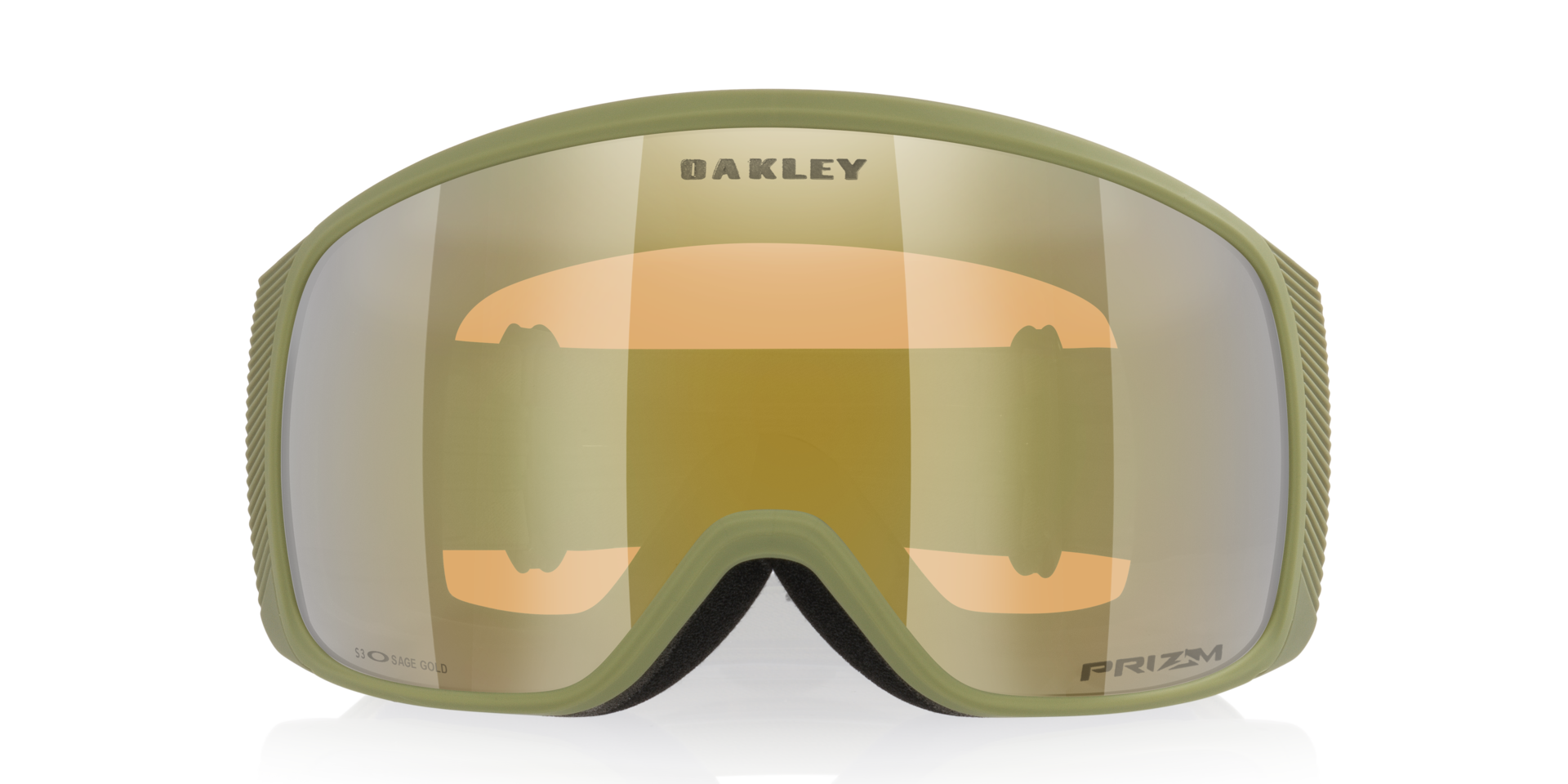 Oakley Flight Tracker M Snow Goggles with Matte Black Strap and