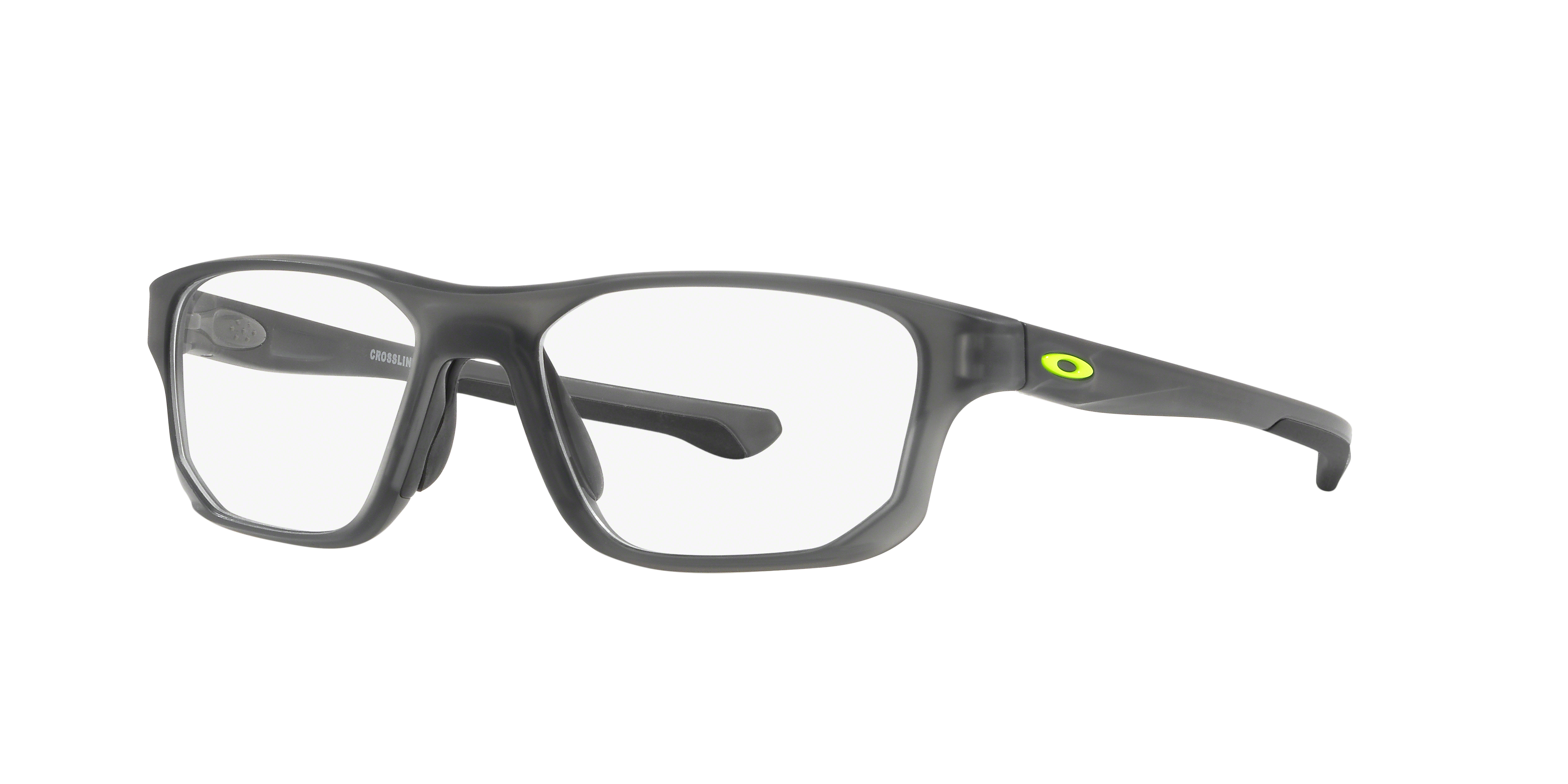 Oakley Crosslink® Fit Eyeglasses with Satin Grey Smoke Frame
