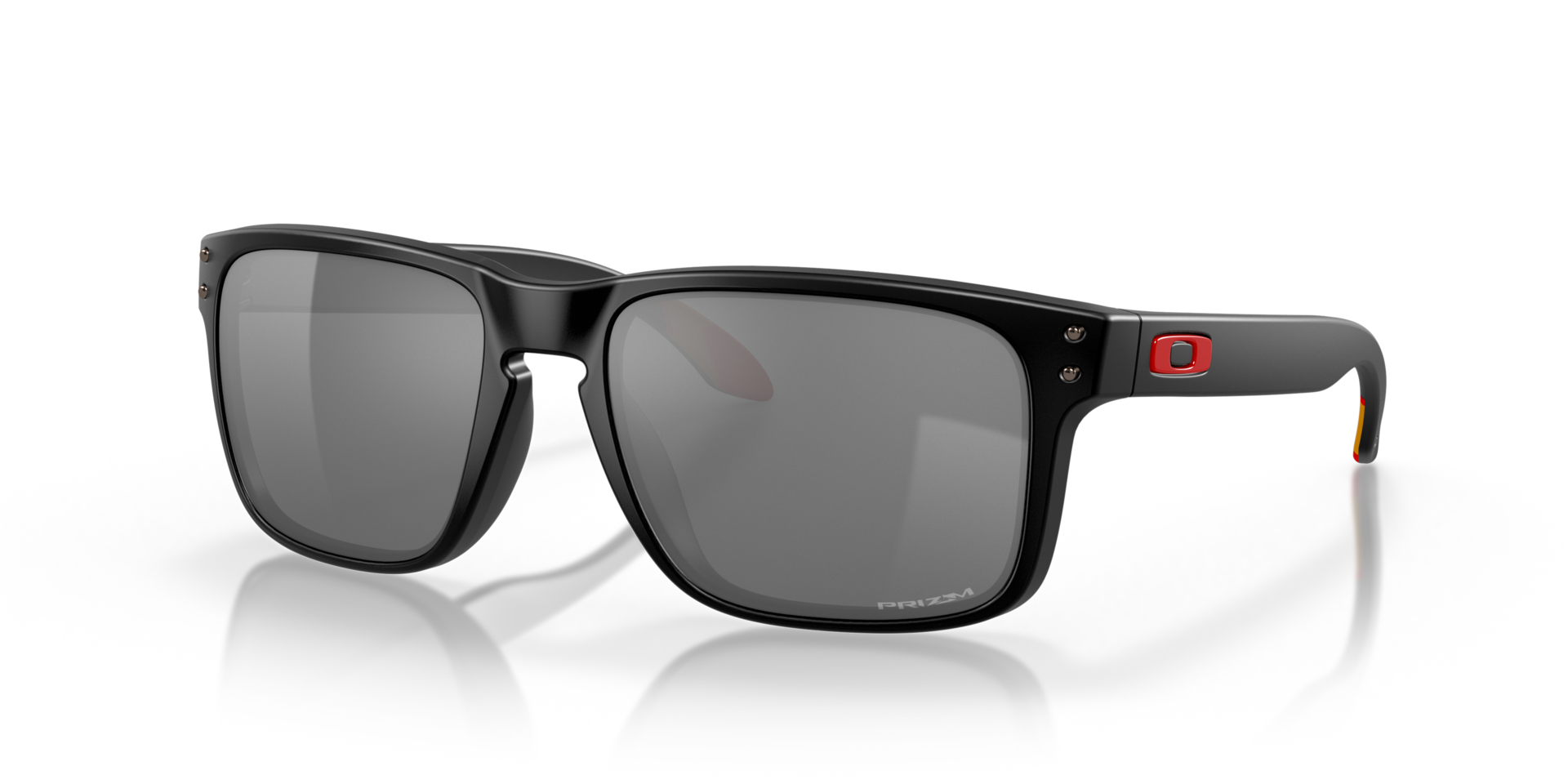 Oakley SI Holbrook OO9102 Prizm Grey Iridium Mirror Sunglasses - SI Matte Black/Prizm Black
