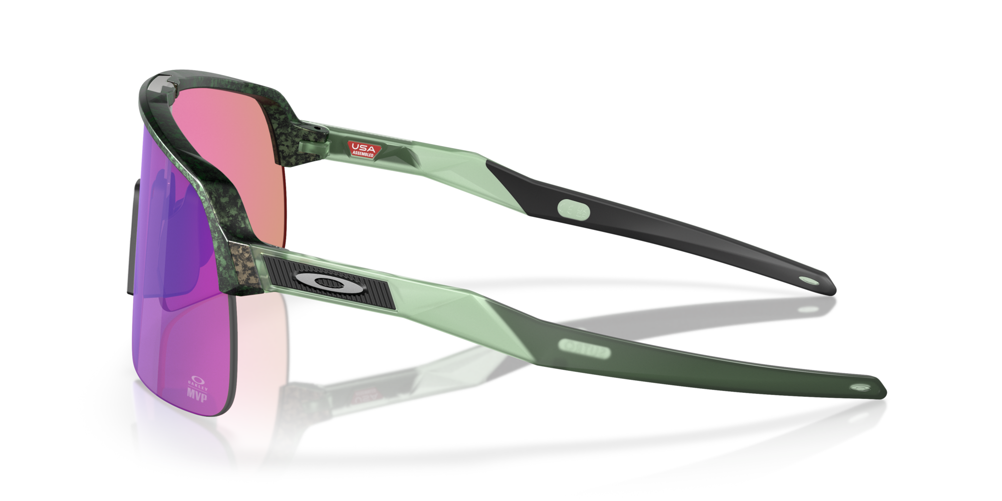 オークリー Sutro Lite - MVP Exclusiveサングラス Matte Silver/Green