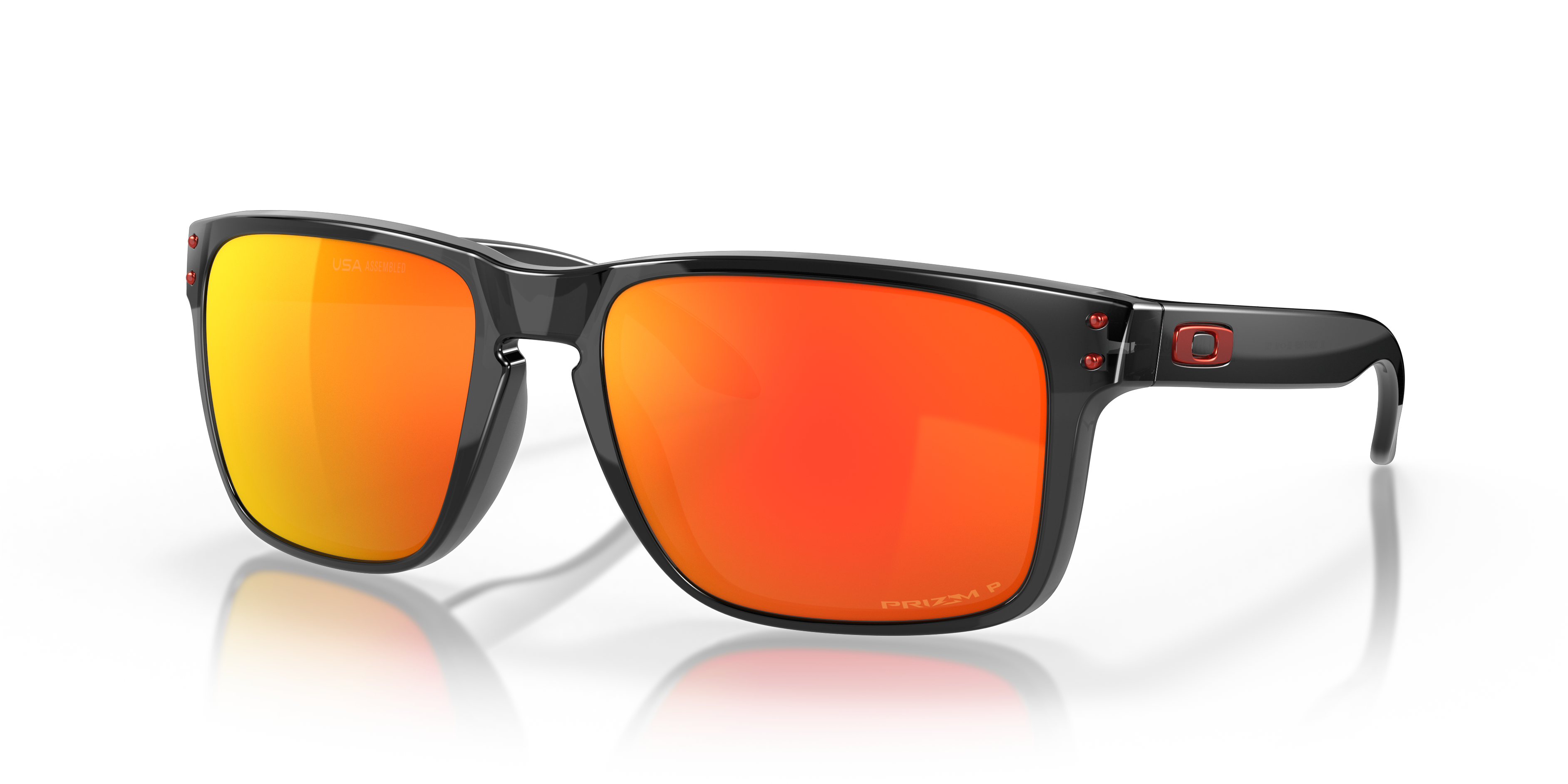 Holbrook™ XL Prizm Ruby Polarized Lenses, Black Ink Frame