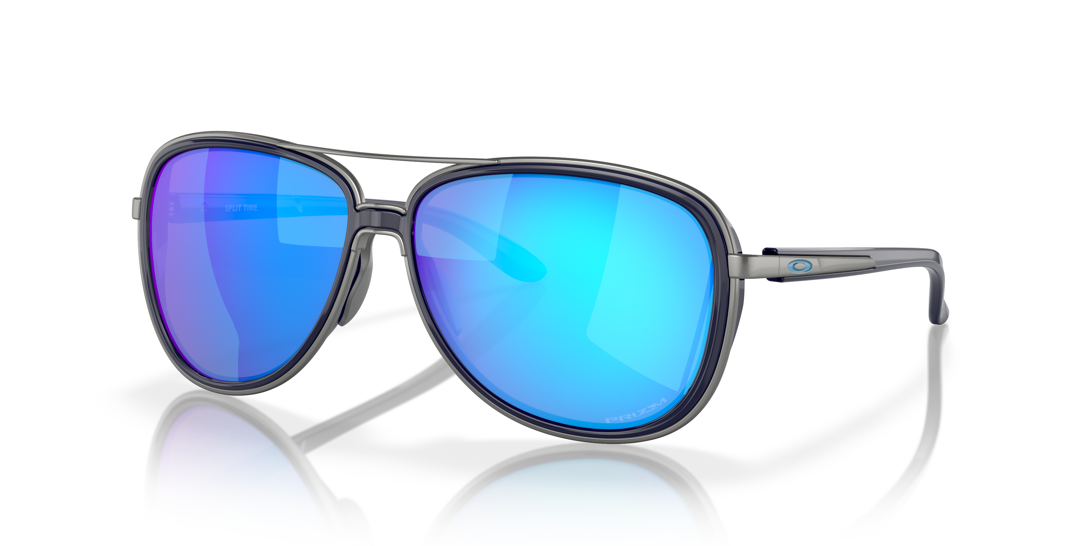 Split Time Prizm Sapphire Polarized Lenses, Navy Frame Sunglasses