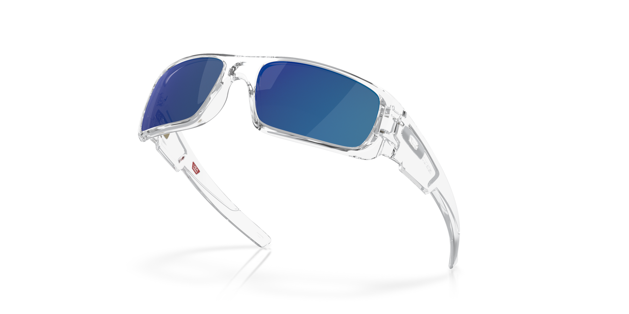 Oakley Crankshaft™ Sunglasses with Polished Clear Frame and Ice