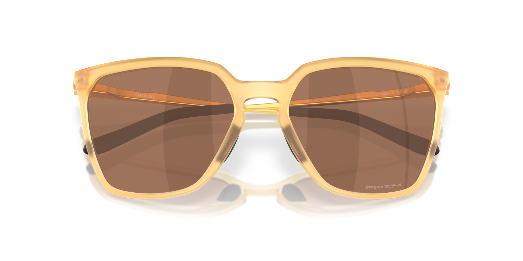 Oakley Sielo SQ Sunglasses with Matte Transparent Light Curry