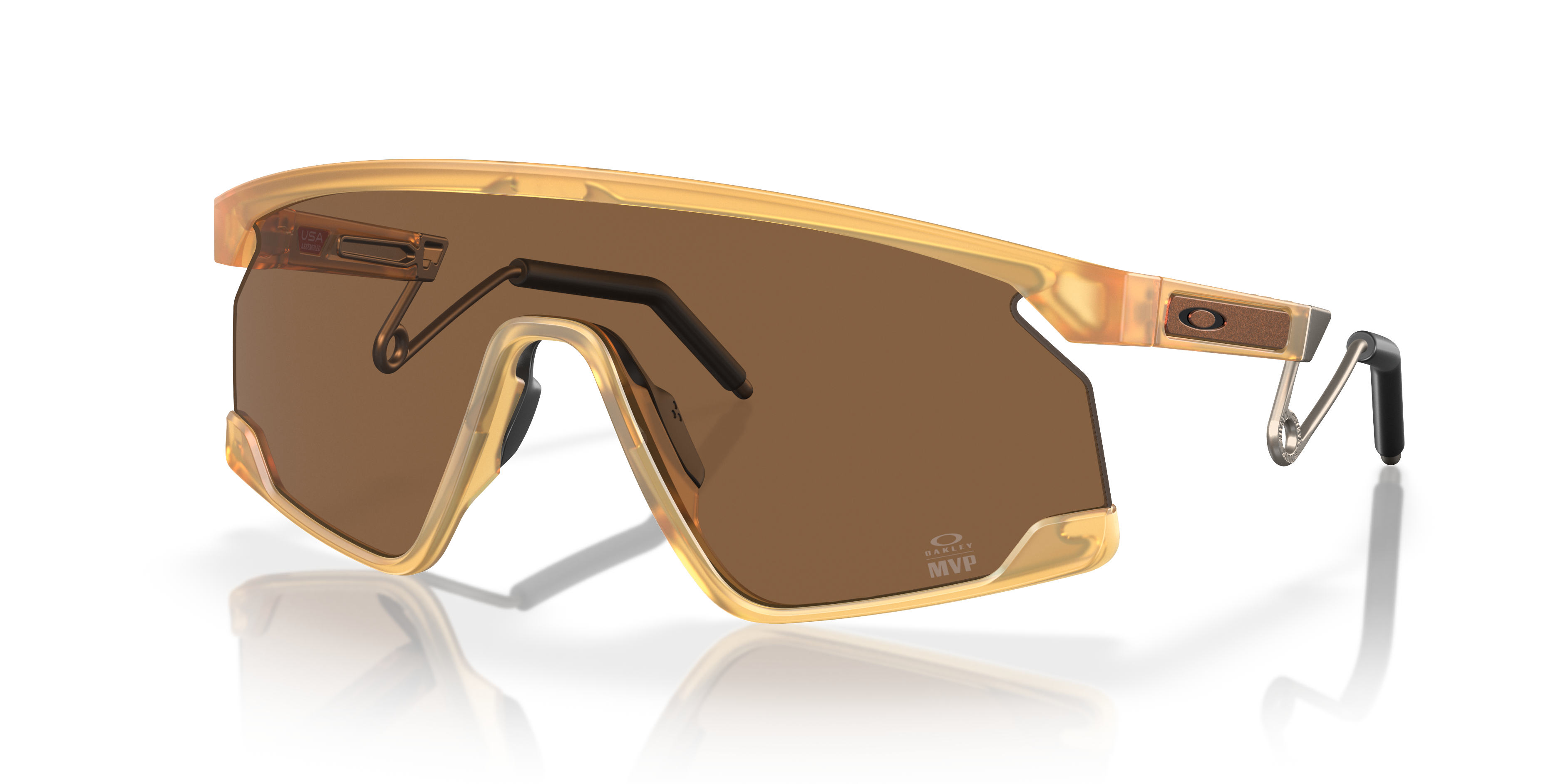 Oakley BXTR Metal - MVP Exclusive Sunglasses with Matte Red/Gold