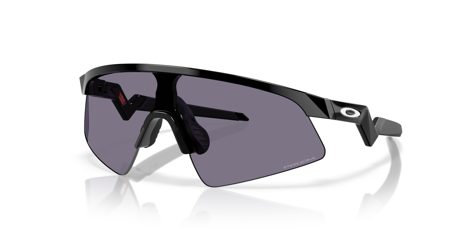 Resistor Sweep (Youth Fit) Prizm Grey Lenses, Polished Black Frame