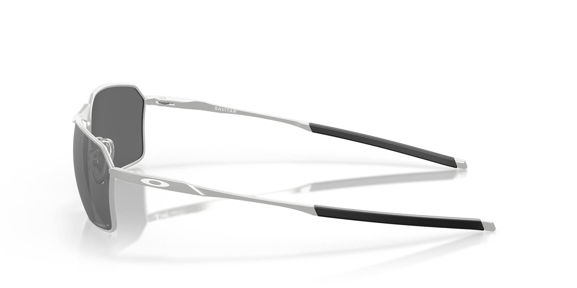 Oakley Savitar Sunglasses with Satin Chrome Frame and Prizm Black