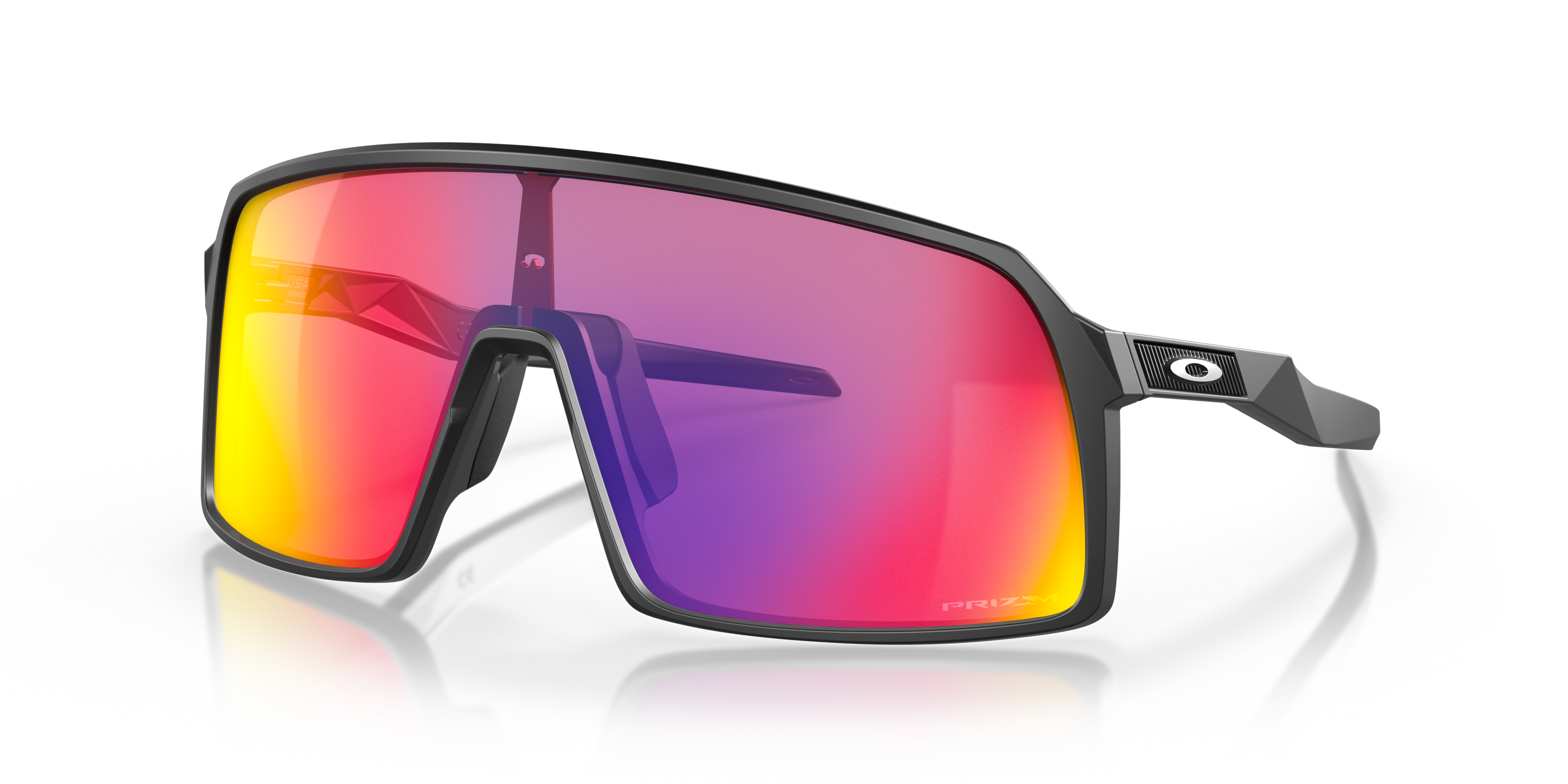 Sutro Prizm Road Lenses, Matte Black Frame Sunglasses | Oakley
