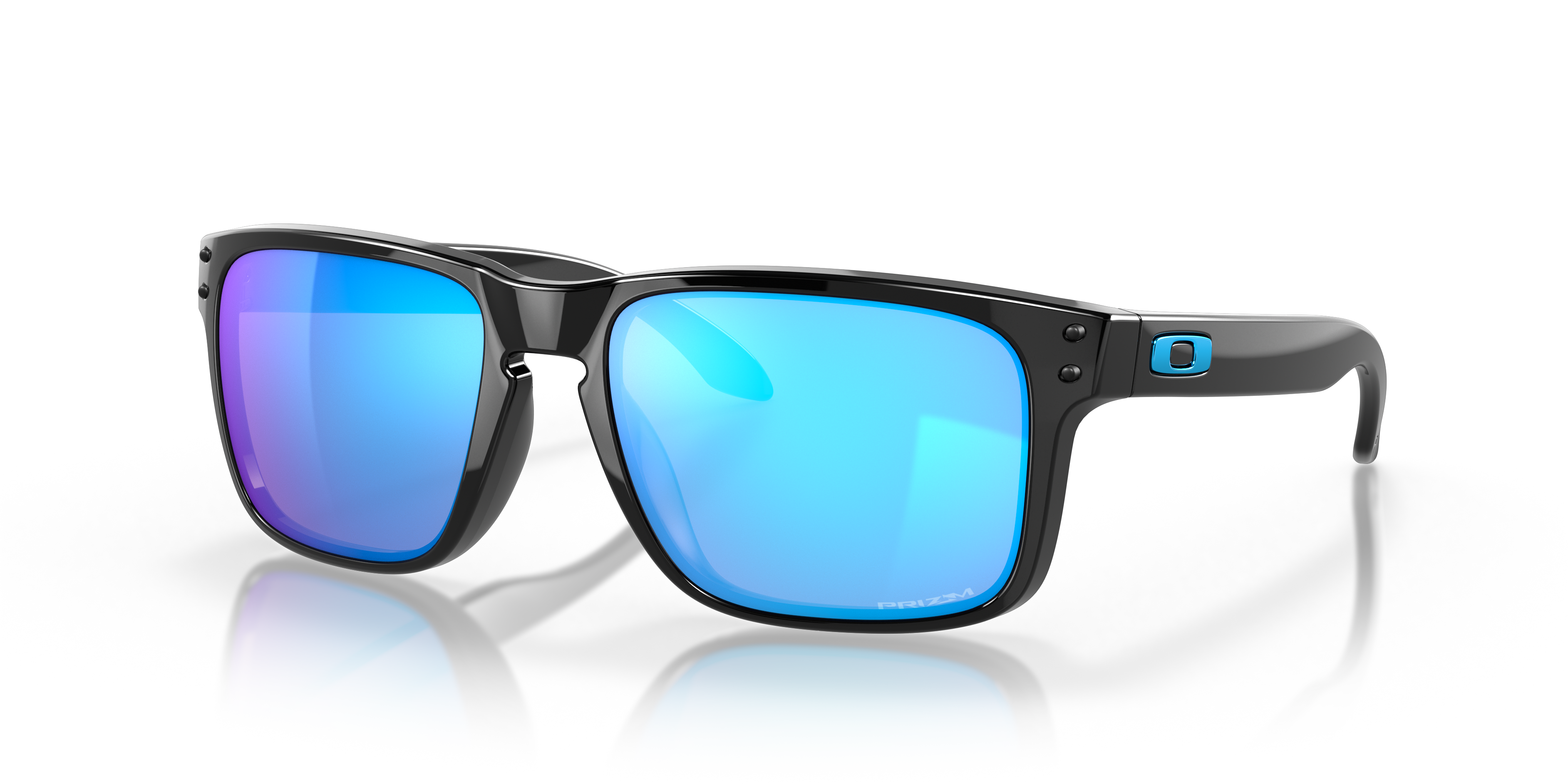 Holbrook™ Prizm Sapphire Lenses, Polished Black Frame Sunglasses