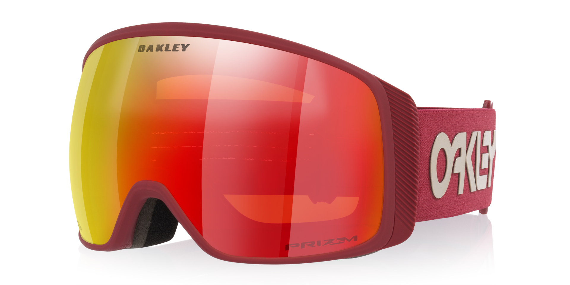Oakley Men's Flight Tracker L Snow Goggles - Iron Red Size: 0 / / 2