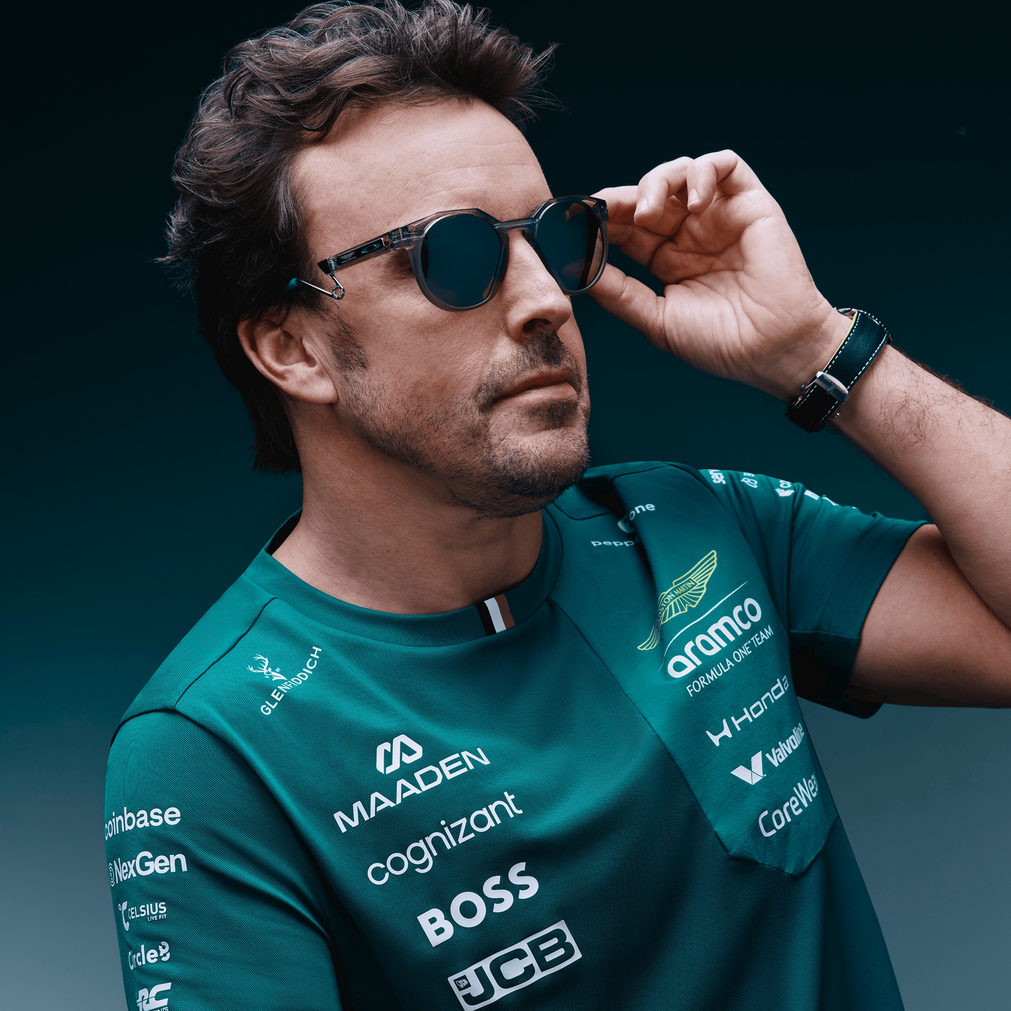 オークリー X Aston Martin Aramco F1® Team HSTN Metalサングラス