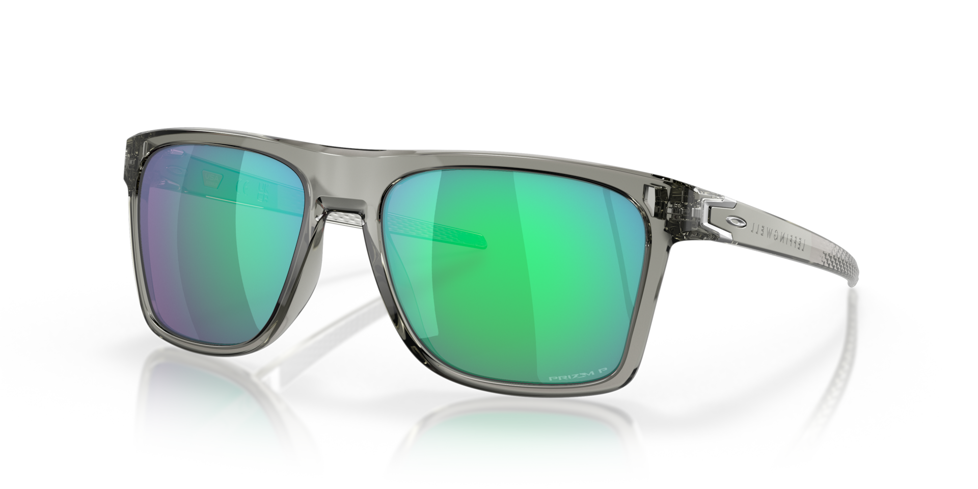 Leffingwell Prizm Jade Polarized Lenses, Grey Ink Frame Sunglasses