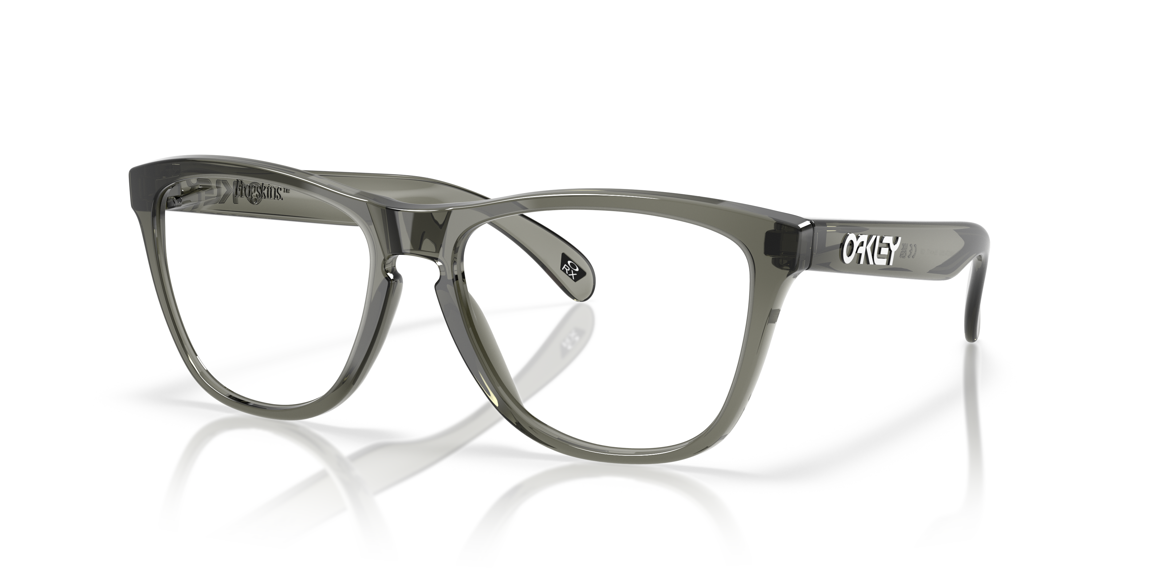 オークリー Frogskins™ (Low Bridge Fit) メガネ Grey Smokeフレーム