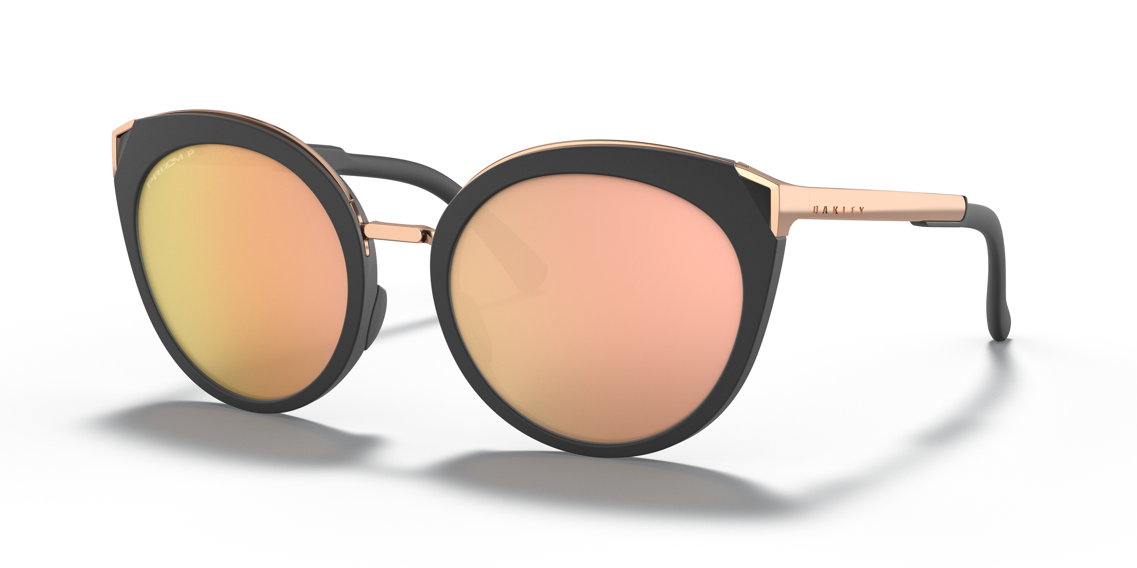 Oakley Top Knot™ Sunglasses with Velvet Black Frame and Prizm Rose