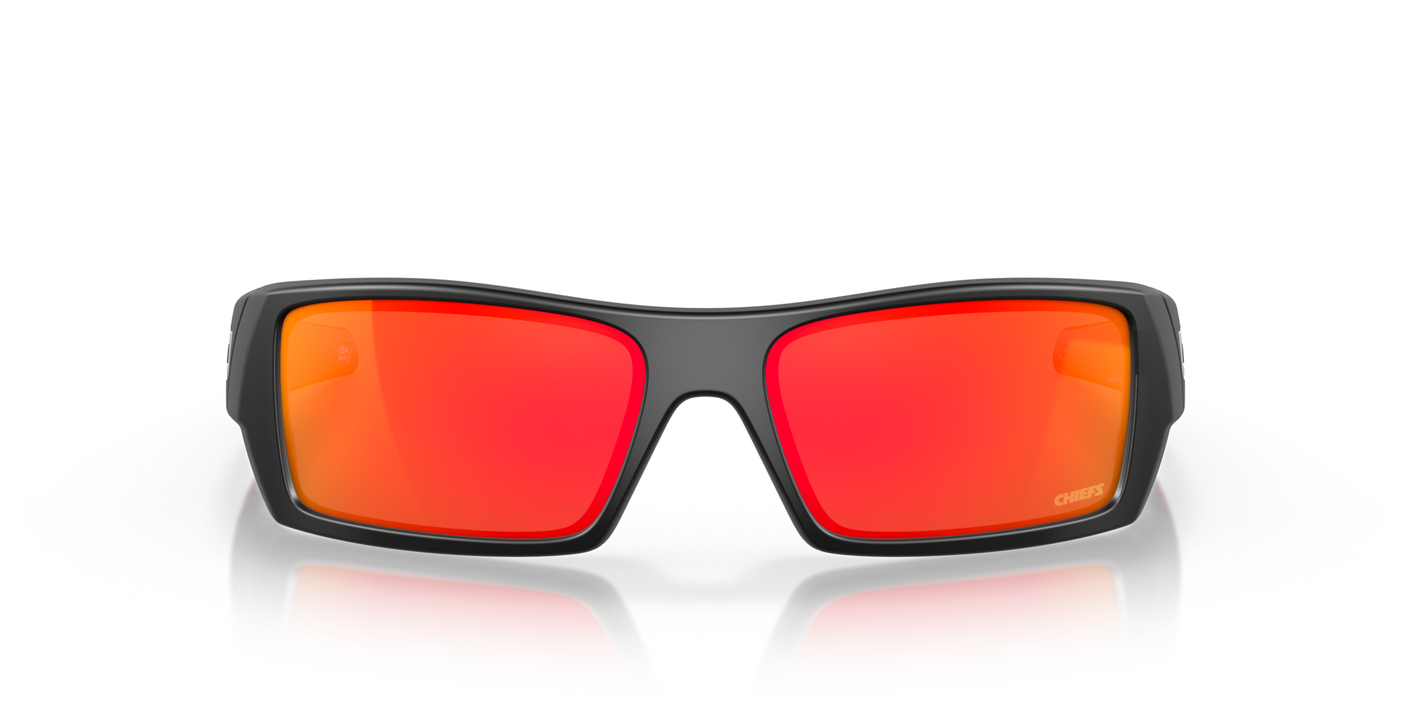 Oakley Kansas City Chiefs Gascan® Sunglasses with Matte Black