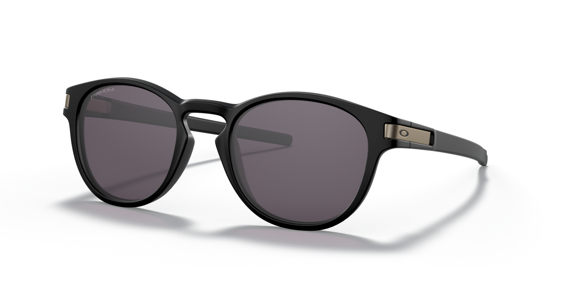 OAKLEY LATCH Matte Black Prizm Grey アジア Latch™ (Low Bridge Fit) Prizm Grey Lenses, Matte Black Frame