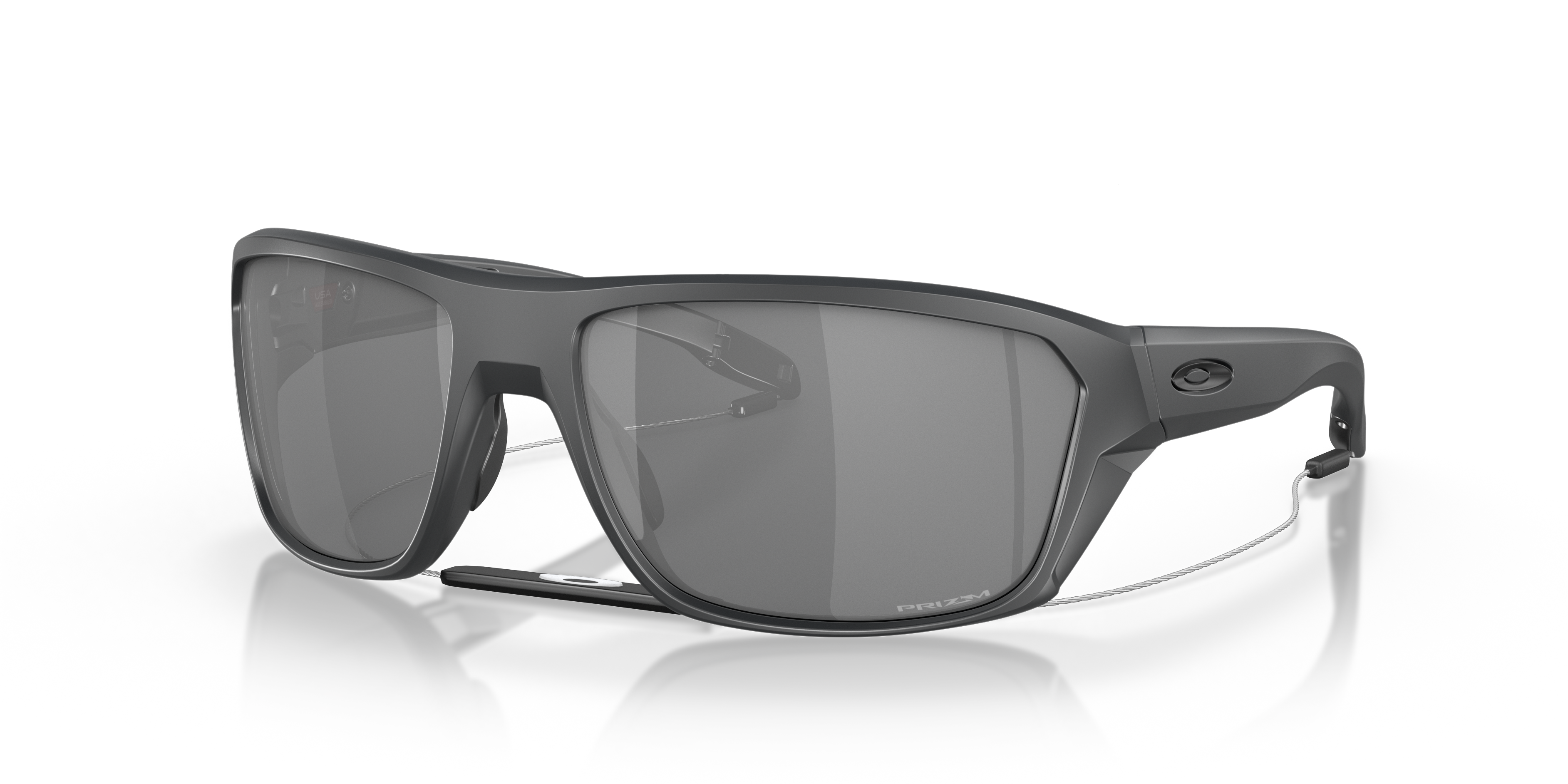 オークリー Split Shotサングラス Matte CarbonフレームとPrizm Black