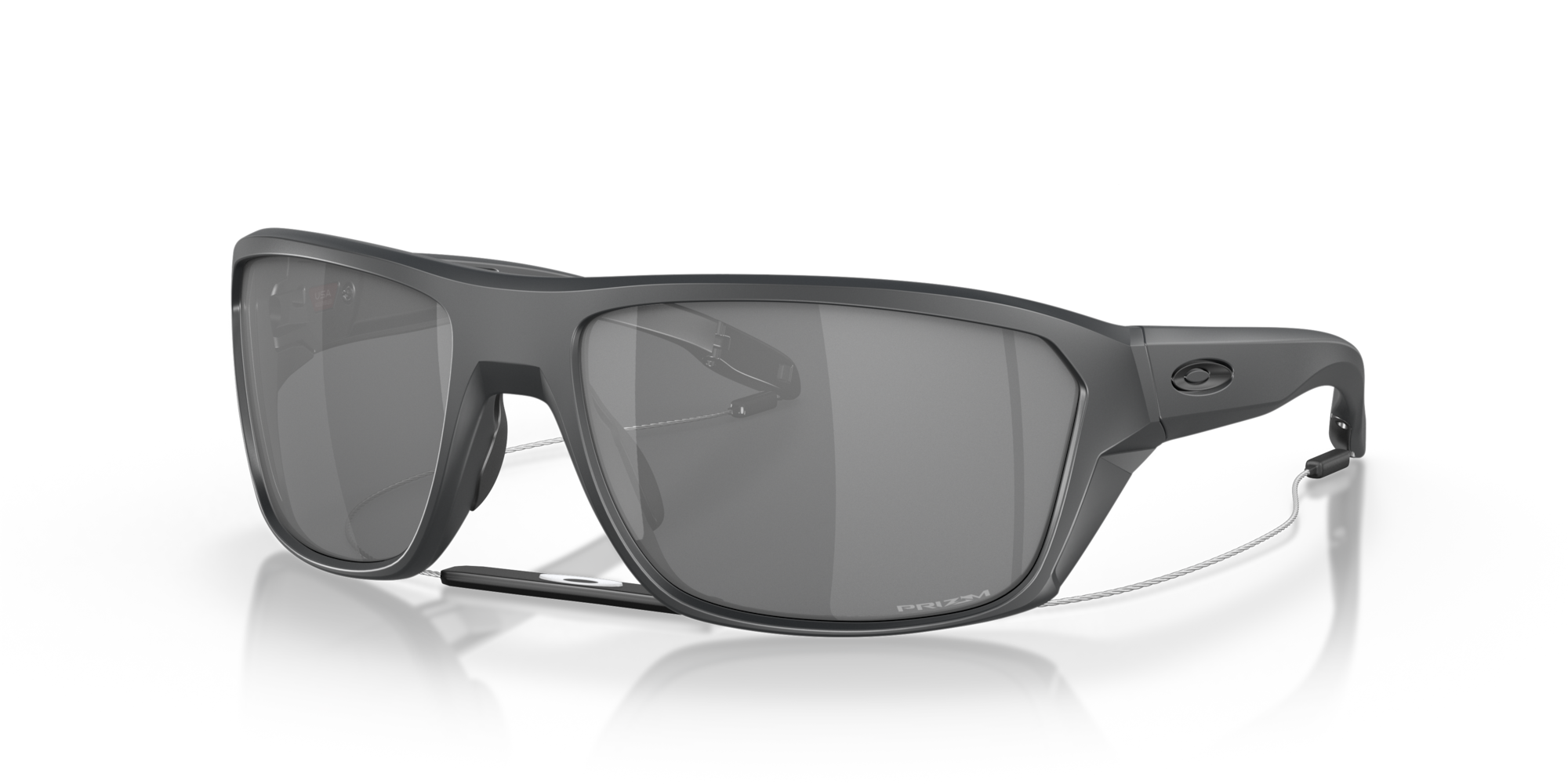 Oakley Split Shot Sunglasses with Matte Carbon Frame and Prizm