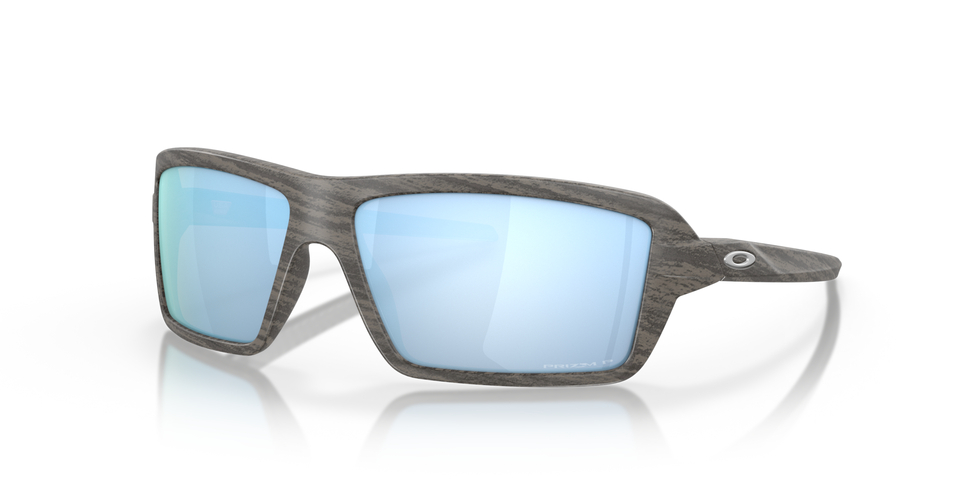 Cables Prizm Deep Water Polarized Lenses, Woodgrain Frame