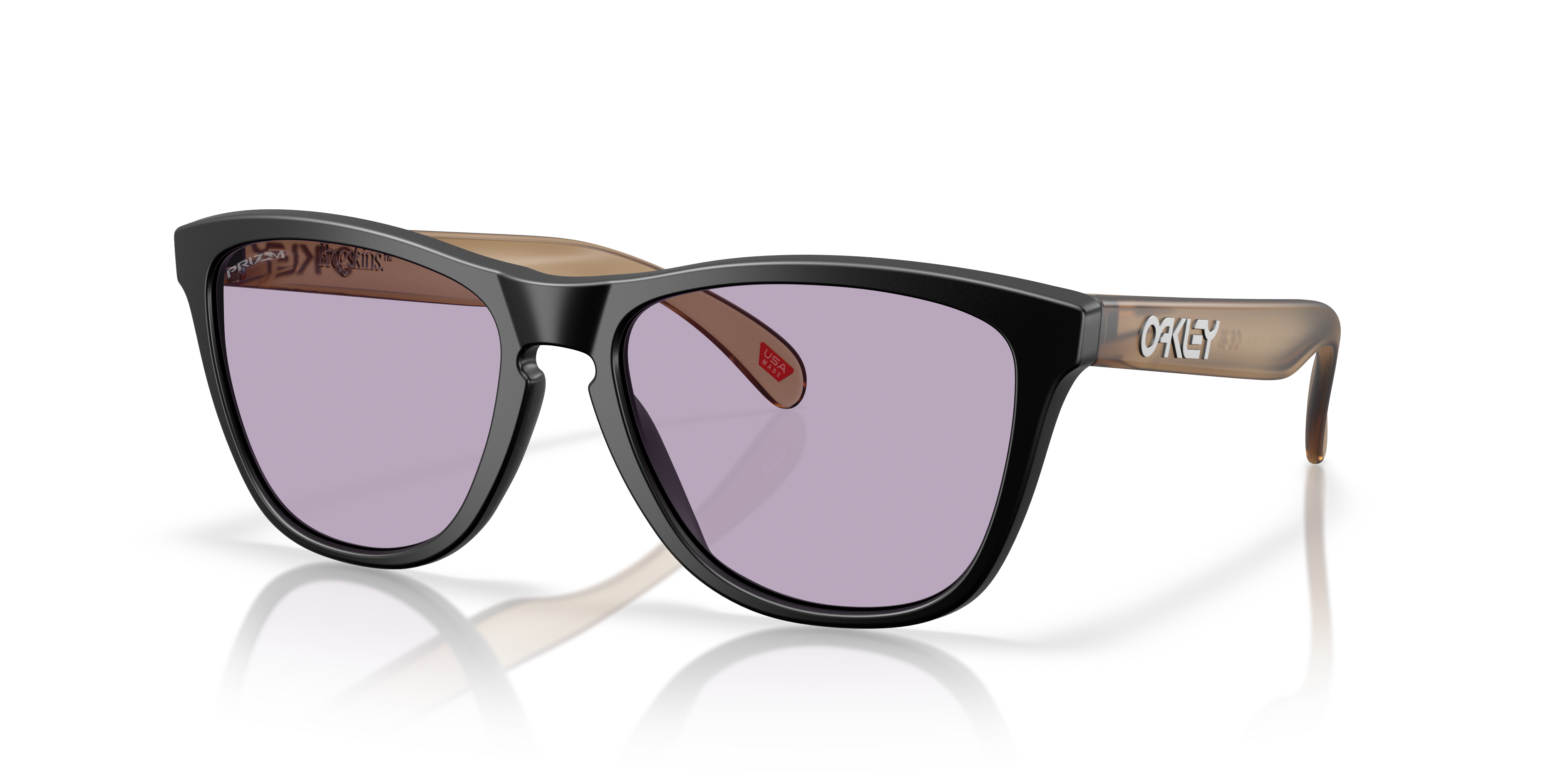 Frogskins™ (Low Bridge Fit) Prizm Slate Lenses, Matte Black Frame