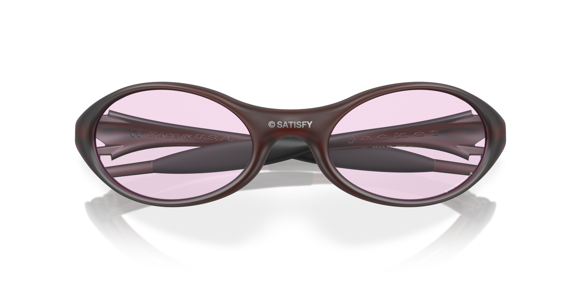 Oakley Eye Jacket™ x Satisfy Sunglasses with Matte Rootbeer Frame