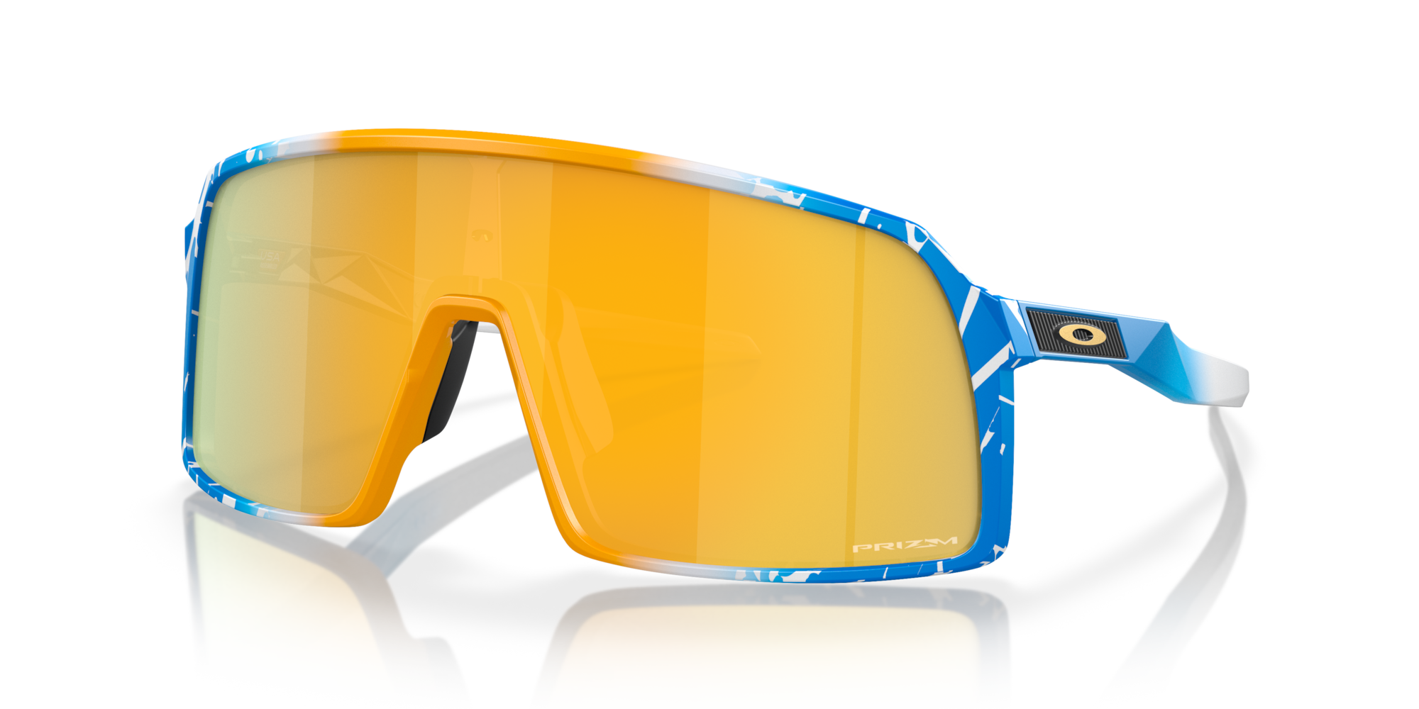 Oakley Sutro Player's Selection Sunglasses with Blue Yellow White