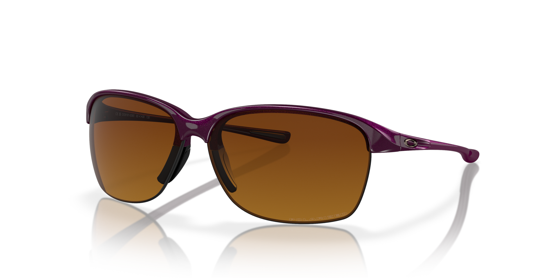 Unstoppable Brown Gradient Polarized Lenses, Raspberry Spritzer