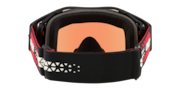 Airbrake® MX Goggles - Matte Black/Red Colorshift