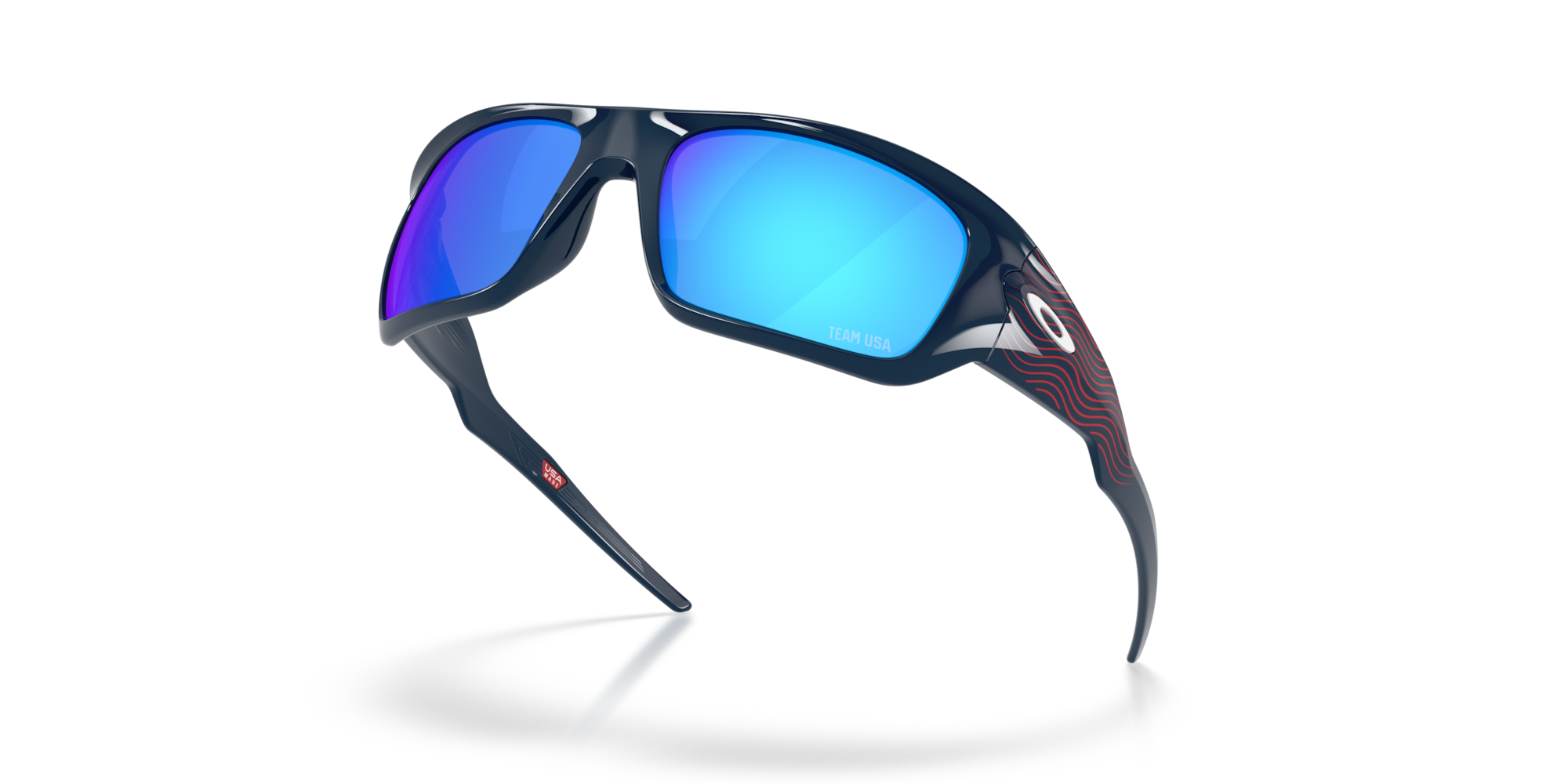 Oakley Masseter Team USA Sunglasses with Team USA Abyss Frame and