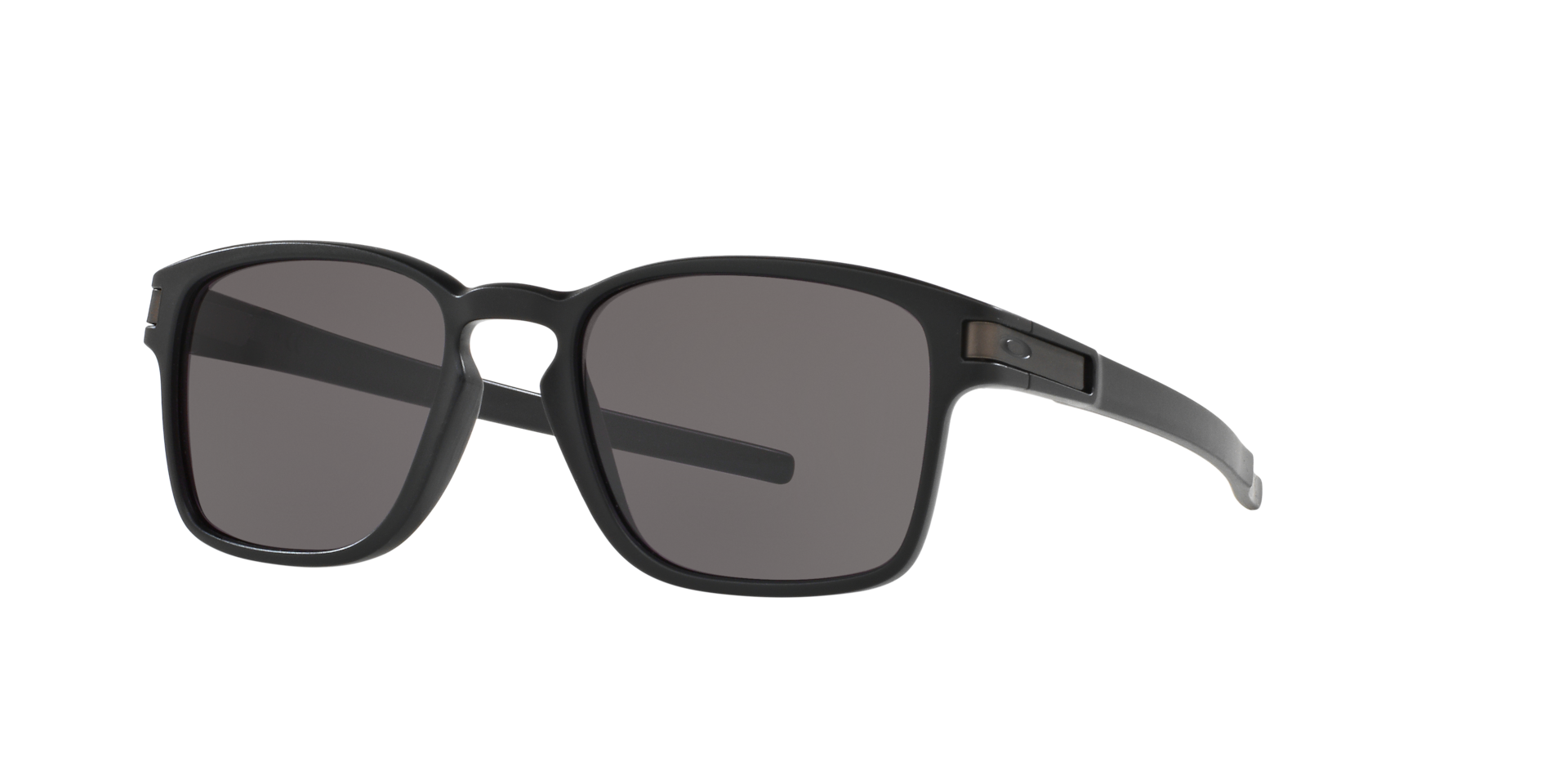 Oakley Latch™ Square Sunglasses with Matte Black Frame and Warm