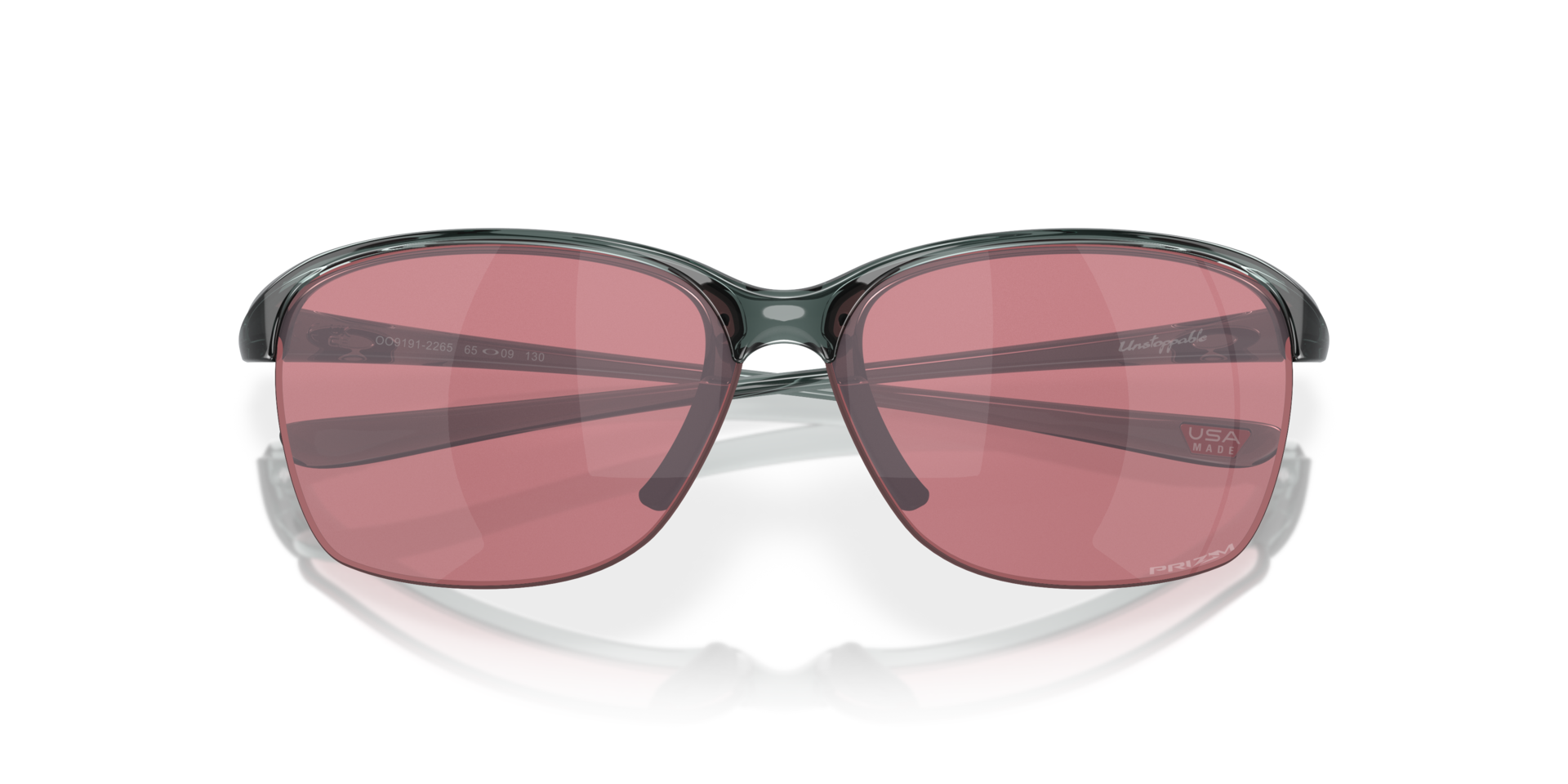 Oakley Unstoppable Sunglasses with Polished Black Frame and Rose