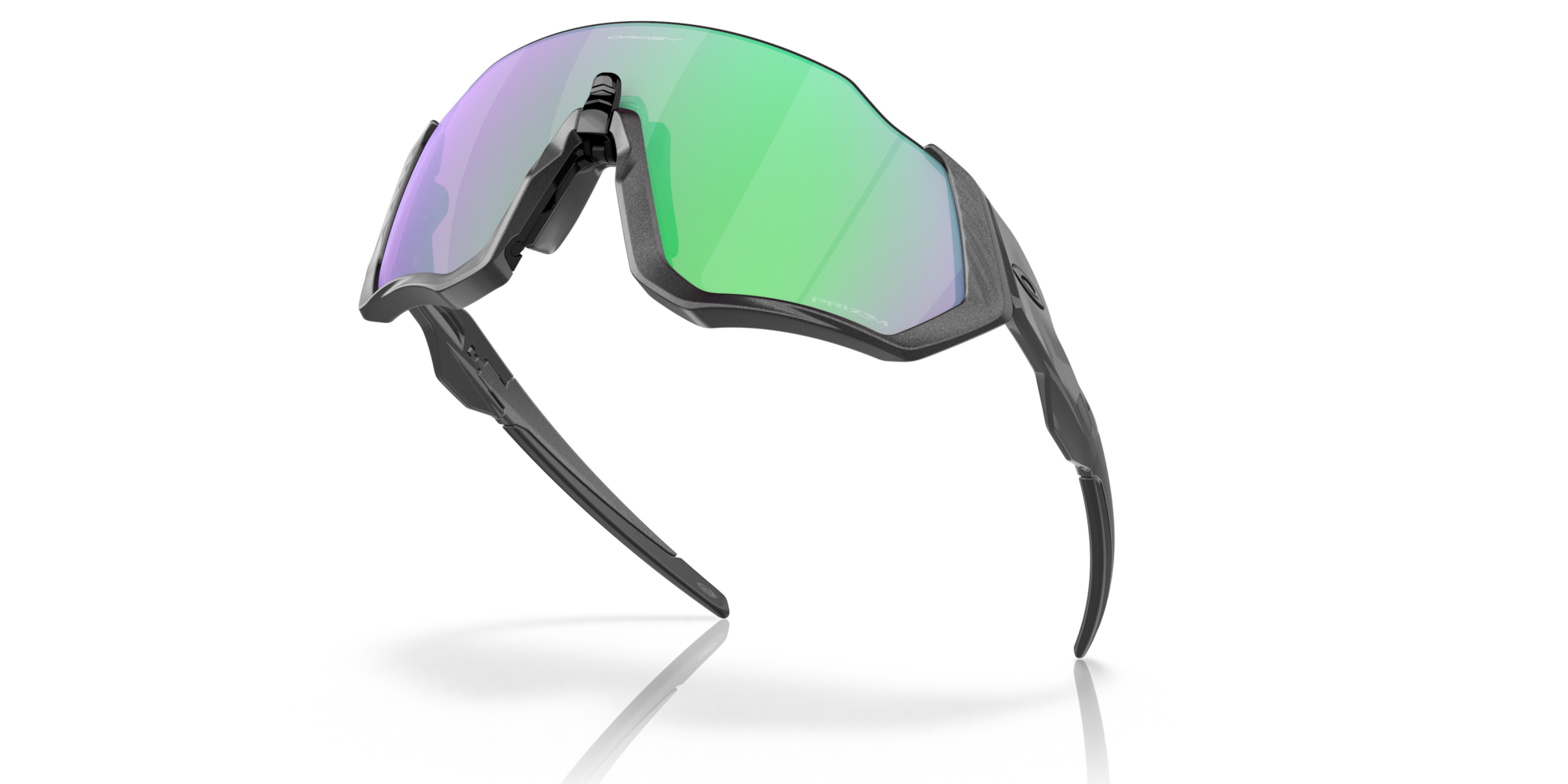 Oakley Flight Jacket™ Sunglasses with Matte Steel Frame and Prizm